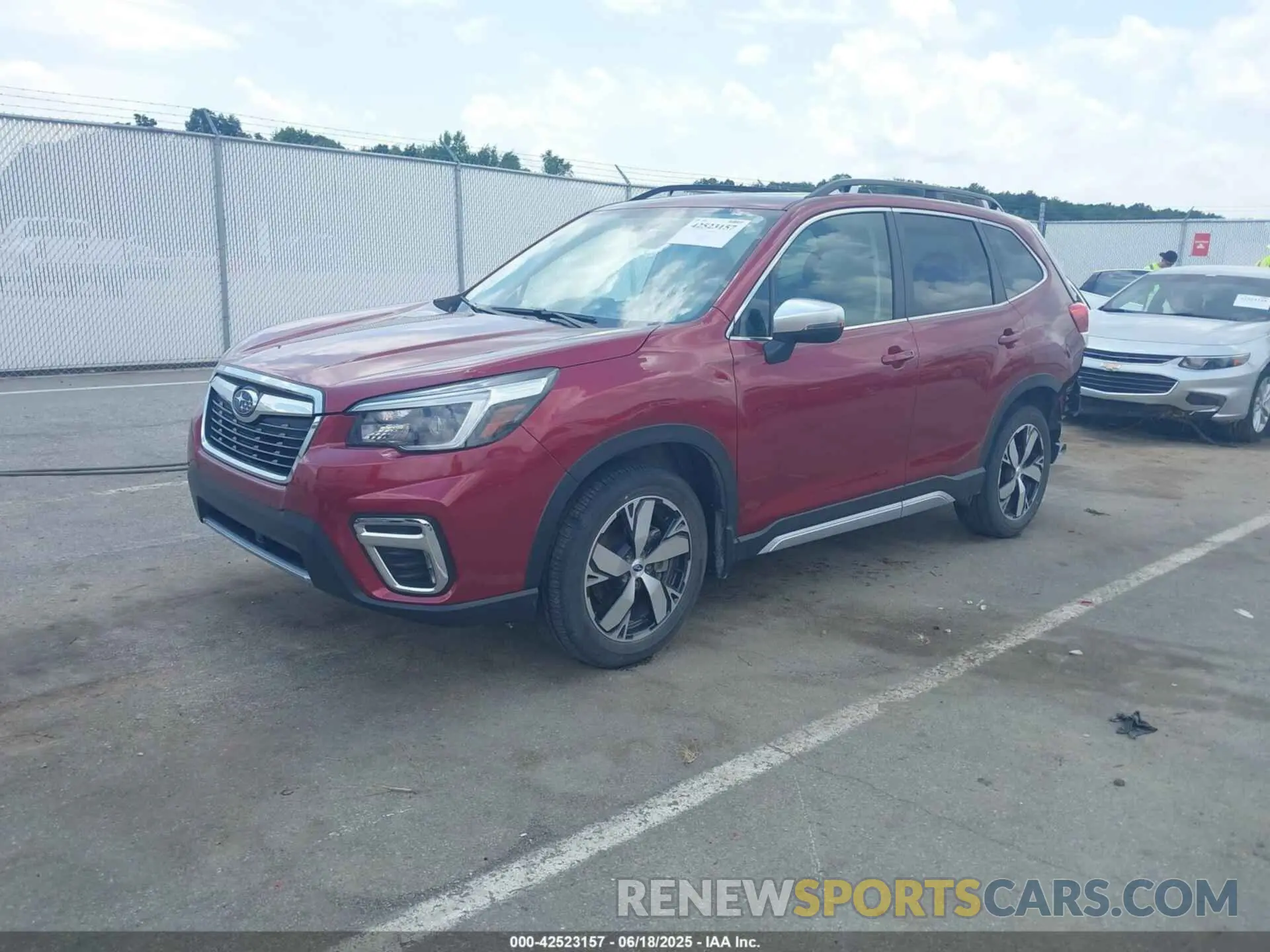 2 fotografías del automóvil dañado JF2SKAXC7MH526823 SUBARU FORESTER 2021
