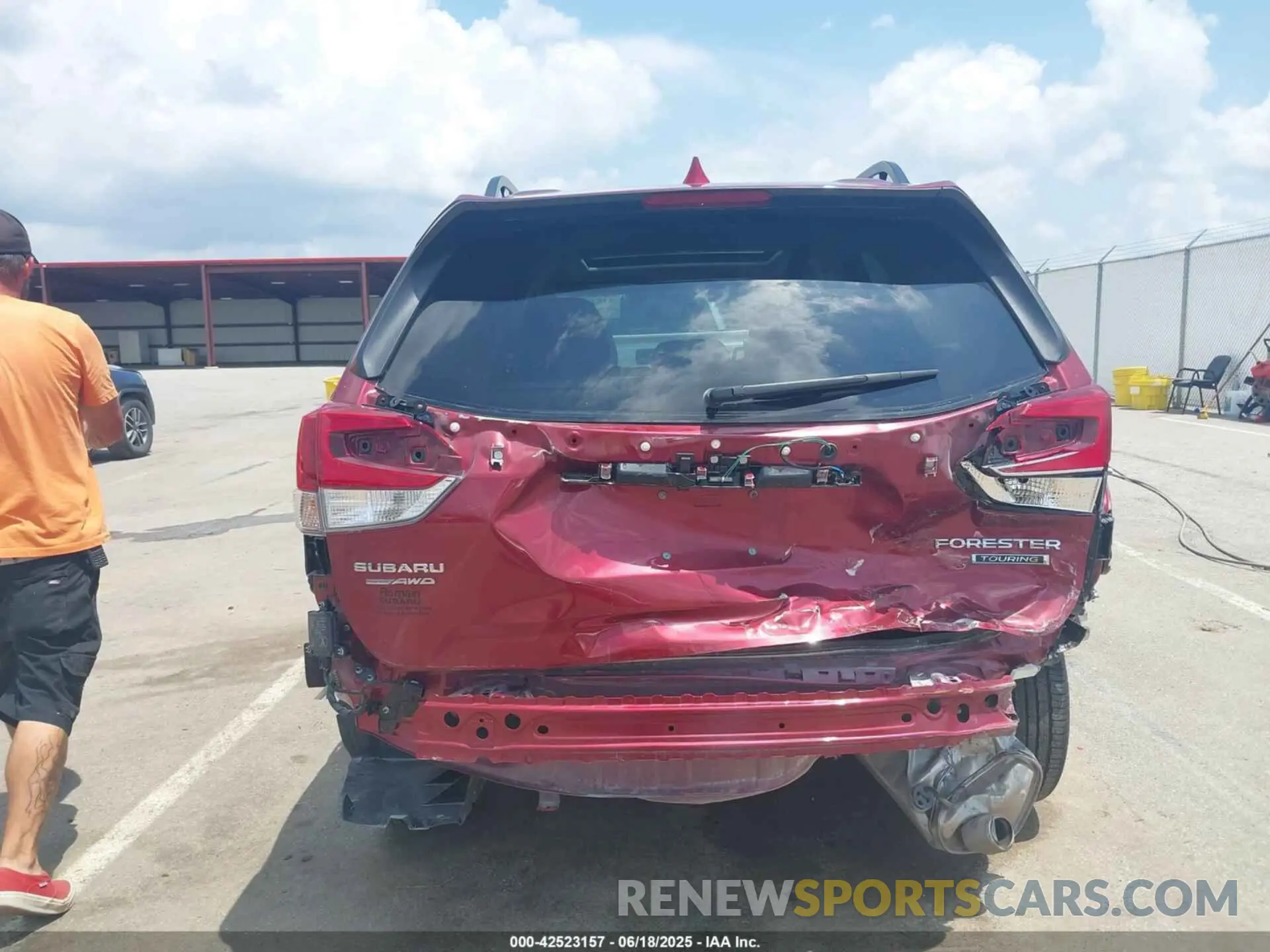 6 fotografías del automóvil dañado JF2SKAXC7MH526823 SUBARU FORESTER 2021