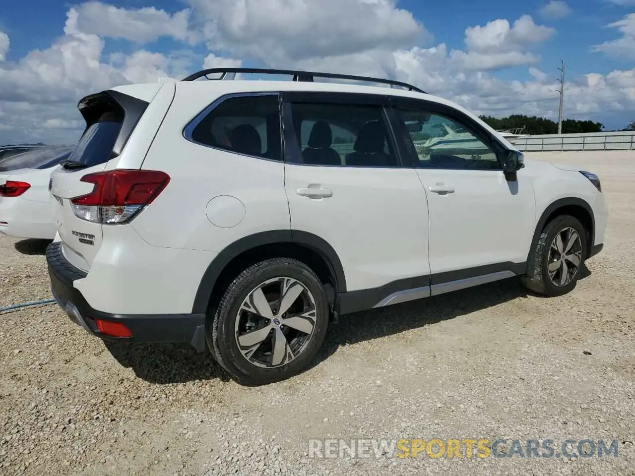 3 fotografías del automóvil dañado JF2SKAXC8MH558860 SUBARU FORESTER 2021