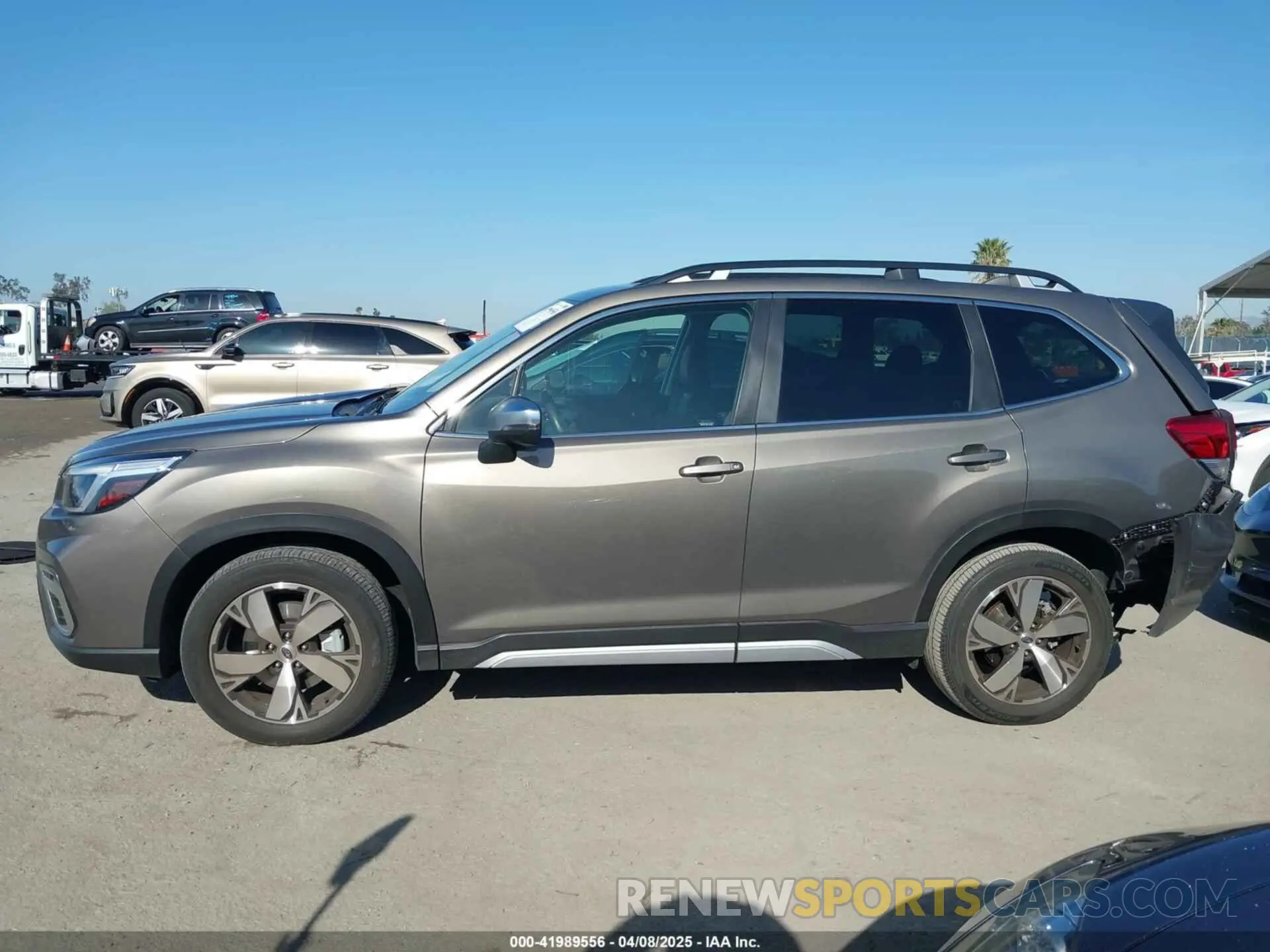 14 fotografías del automóvil dañado JF2SKAXC9MH590247 SUBARU FORESTER 2021