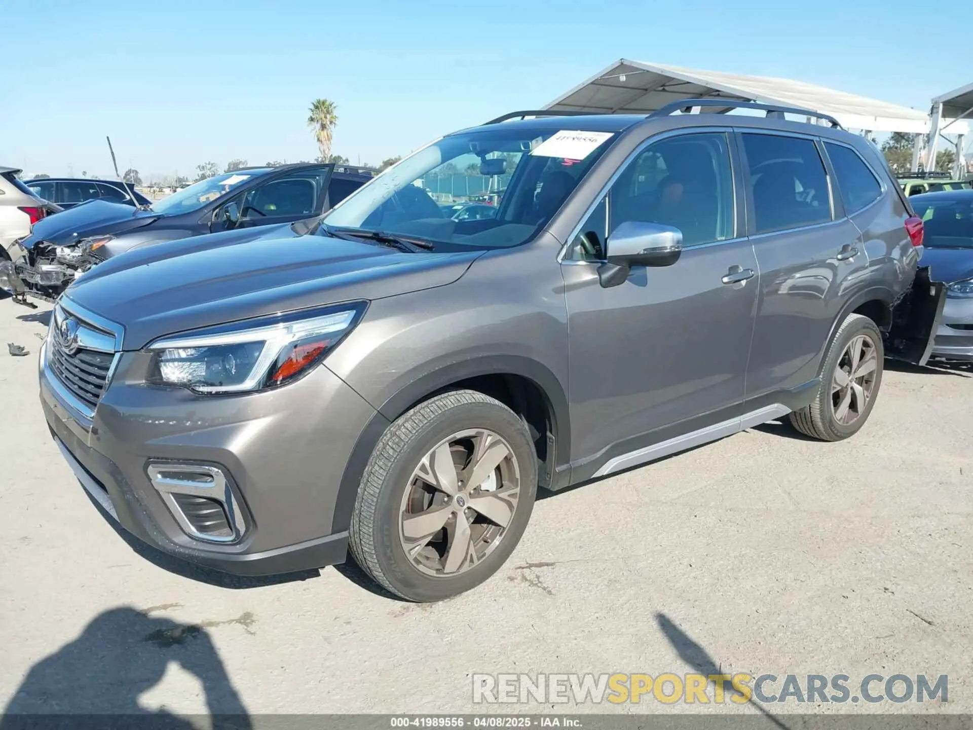 2 fotografías del automóvil dañado JF2SKAXC9MH590247 SUBARU FORESTER 2021