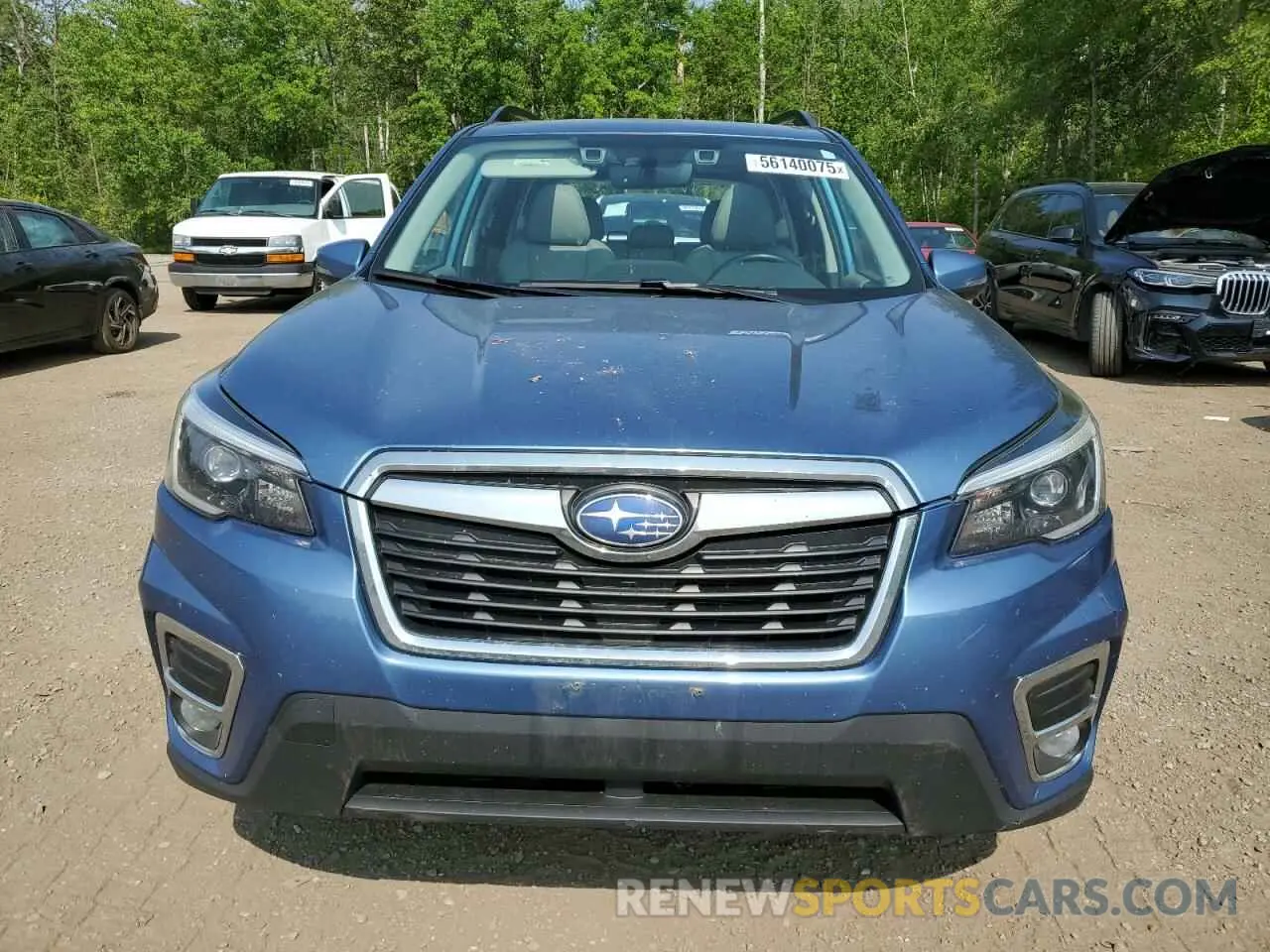 5 fotografías del automóvil dañado JF2SKEUC5MH440065 SUBARU FORESTER 2021