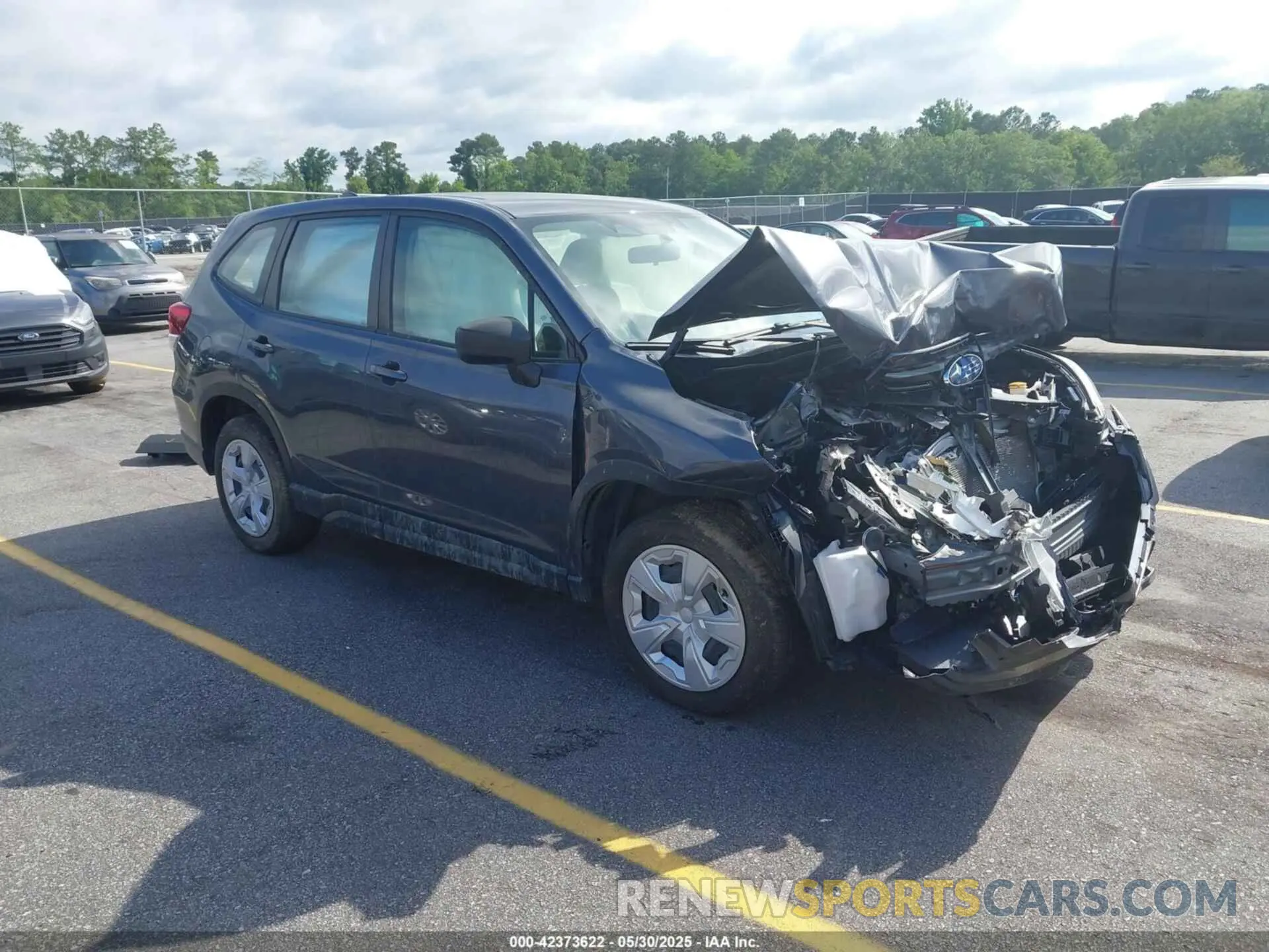 1 fotografías del automóvil dañado JF2SKAAC3NH503999 SUBARU FORESTER 2022