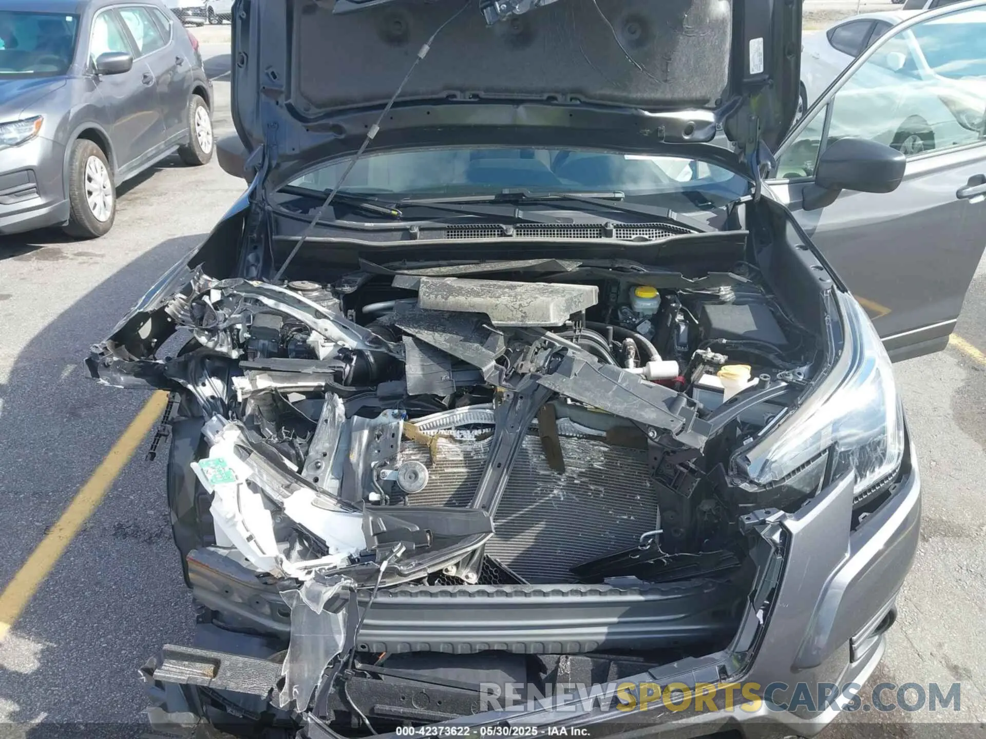 10 fotografías del automóvil dañado JF2SKAAC3NH503999 SUBARU FORESTER 2022
