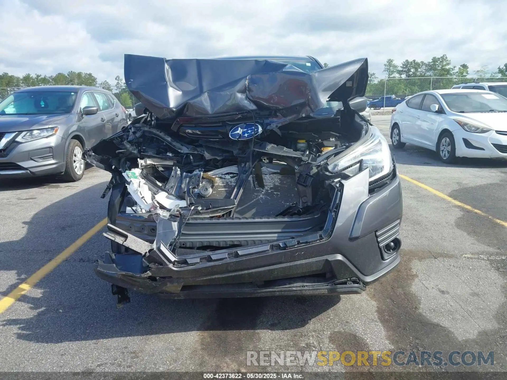 13 fotografías del automóvil dañado JF2SKAAC3NH503999 SUBARU FORESTER 2022