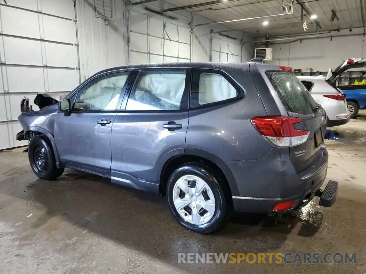 2 fotografías del automóvil dañado JF2SKAAC6NH513930 SUBARU FORESTER 2022