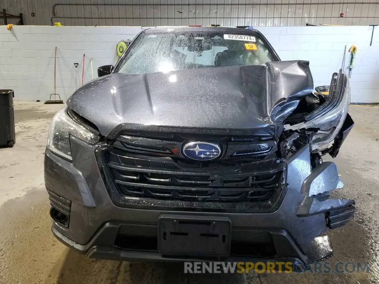 5 fotografías del automóvil dañado JF2SKAAC6NH513930 SUBARU FORESTER 2022