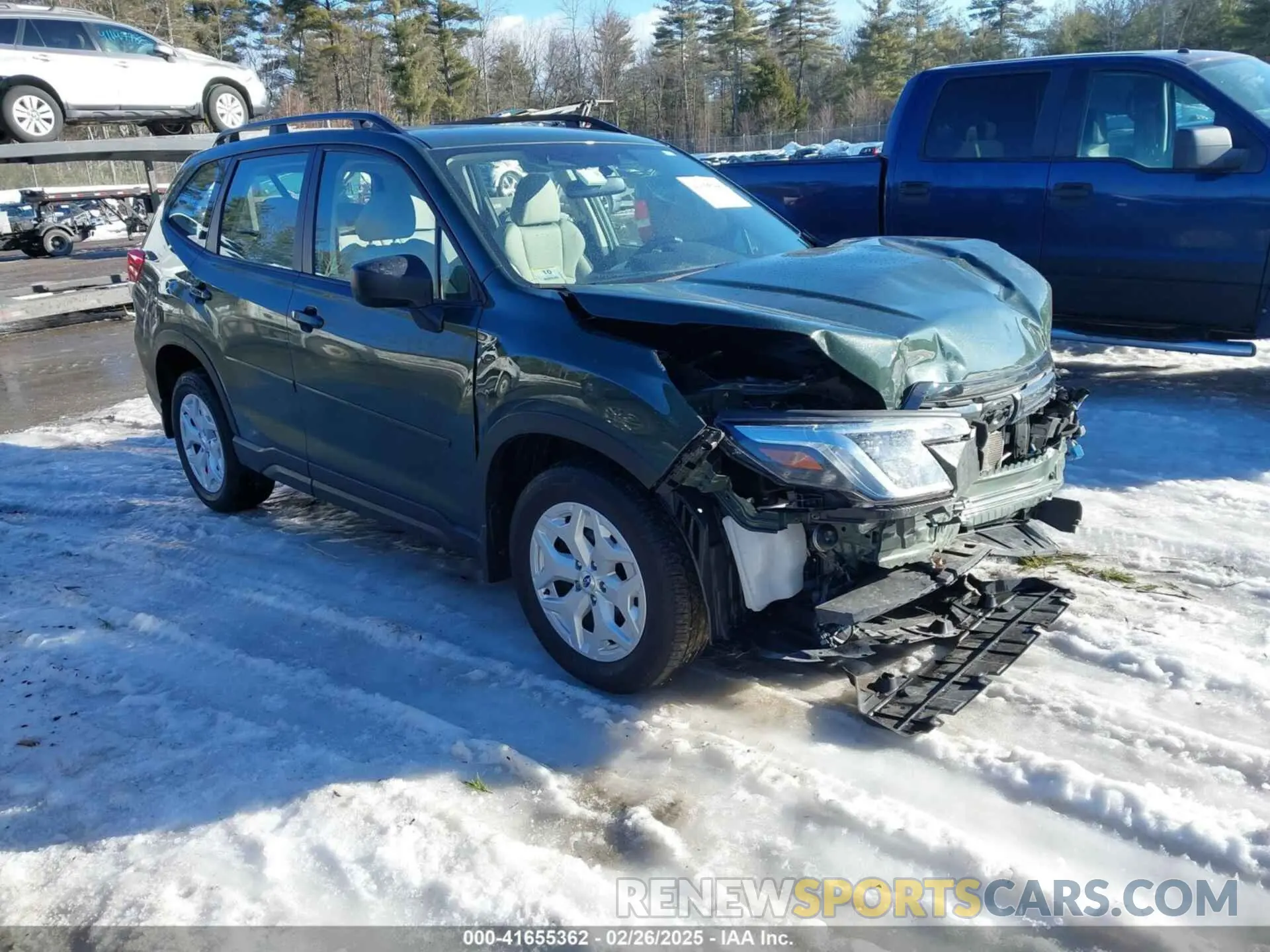 1 fotografías del automóvil dañado JF2SKACC1NH501987 SUBARU FORESTER 2022