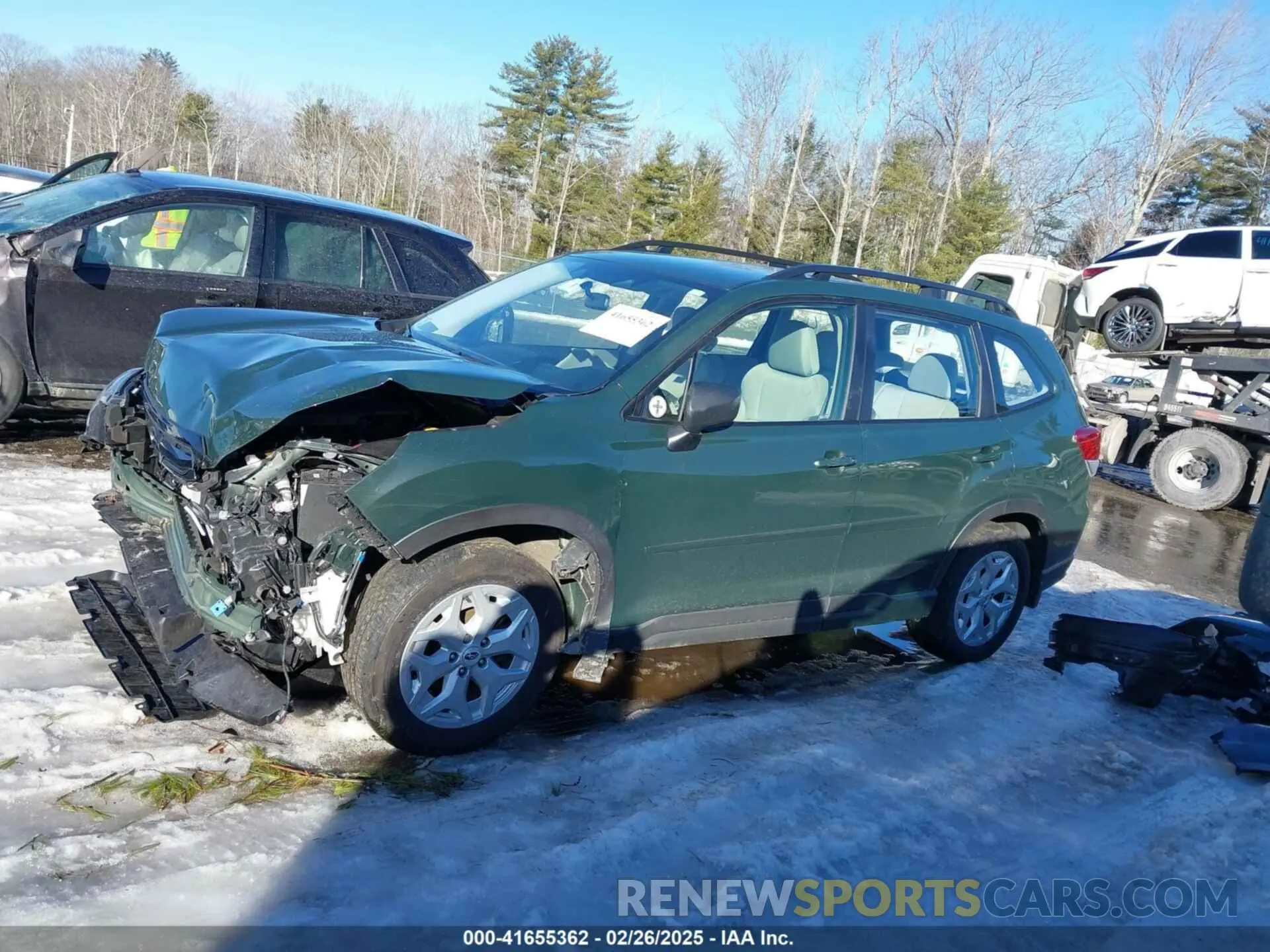 15 fotografías del automóvil dañado JF2SKACC1NH501987 SUBARU FORESTER 2022