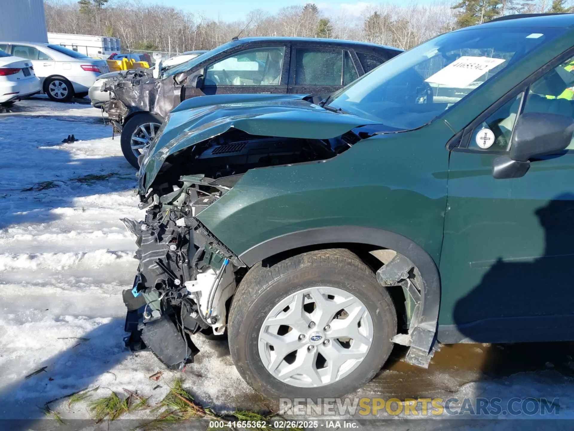 19 fotografías del automóvil dañado JF2SKACC1NH501987 SUBARU FORESTER 2022