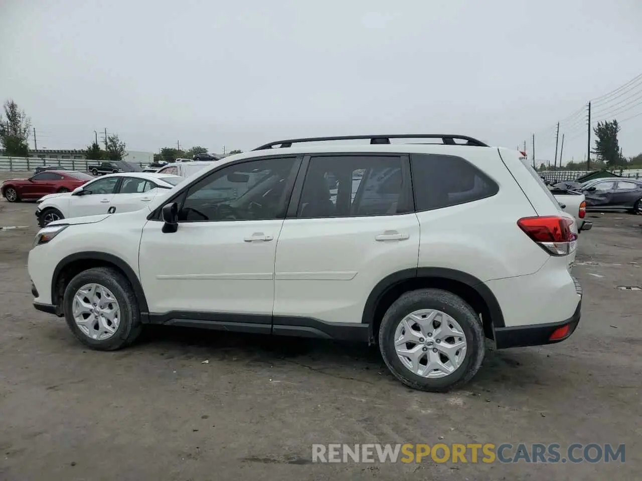 2 fotografías del automóvil dañado JF2SKACC6NH410634 SUBARU FORESTER 2022