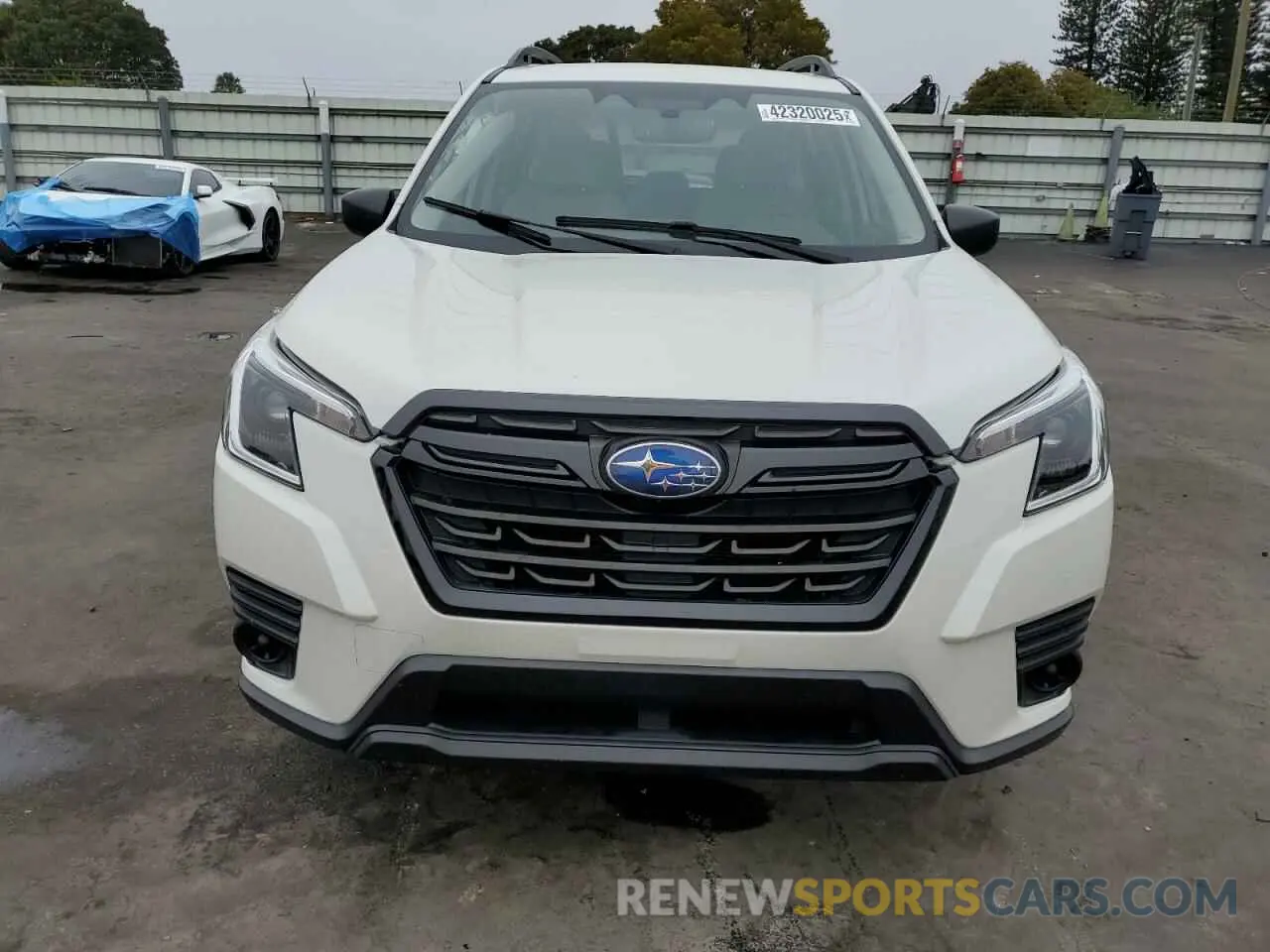 5 fotografías del automóvil dañado JF2SKACC6NH410634 SUBARU FORESTER 2022