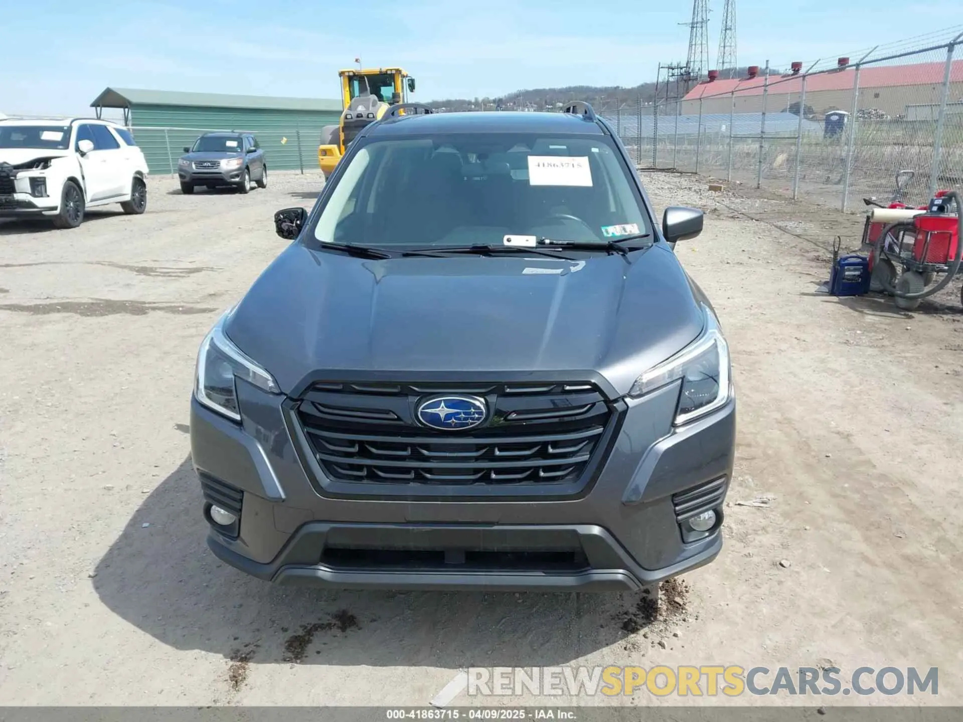 12 fotografías del automóvil dañado JF2SKADC0NH448357 SUBARU FORESTER 2022