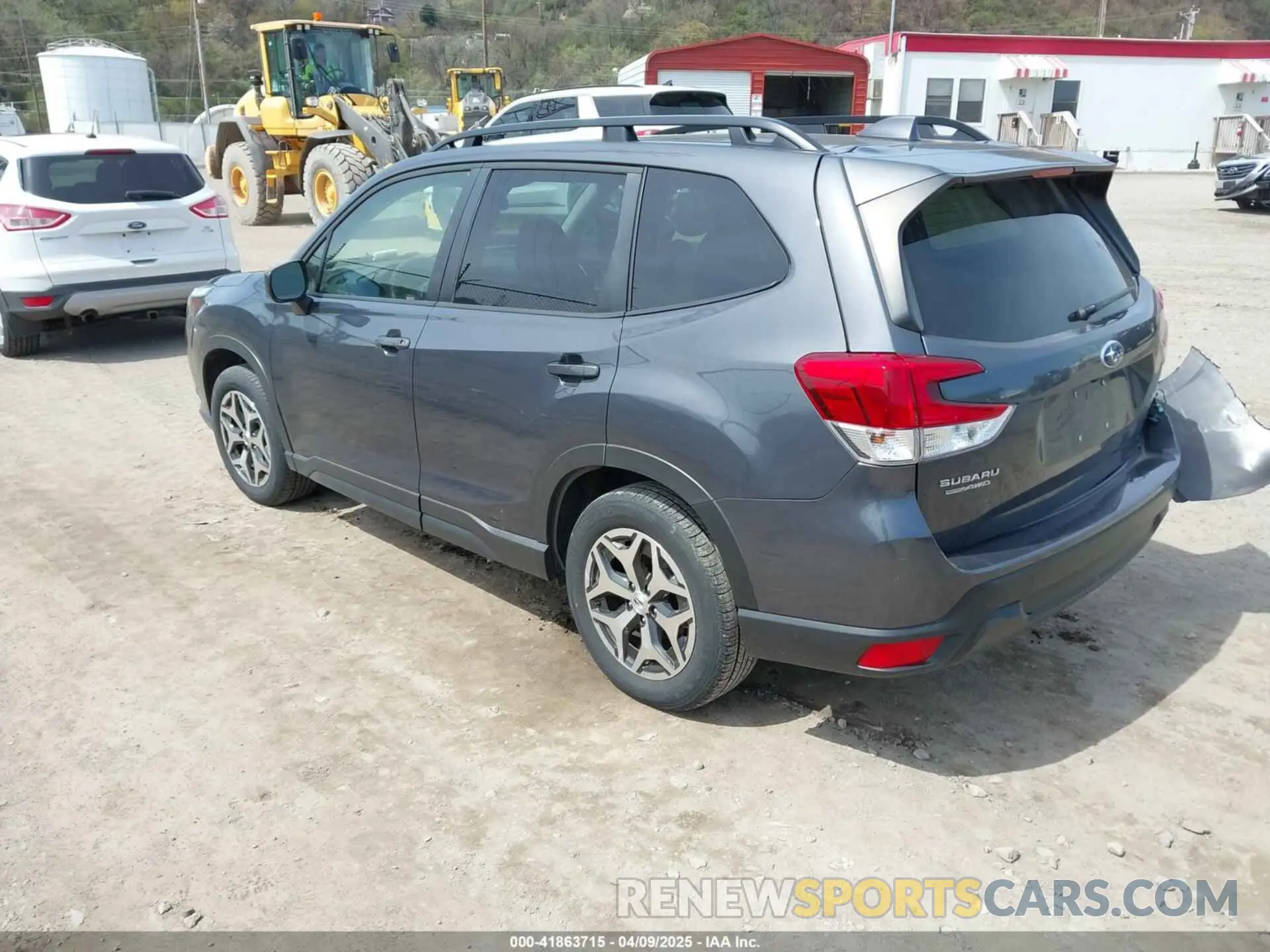 3 fotografías del automóvil dañado JF2SKADC0NH448357 SUBARU FORESTER 2022