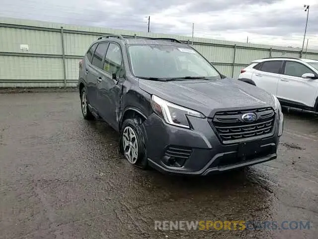 10 fotografías del automóvil dañado JF2SKADC1NH409597 SUBARU FORESTER 2022