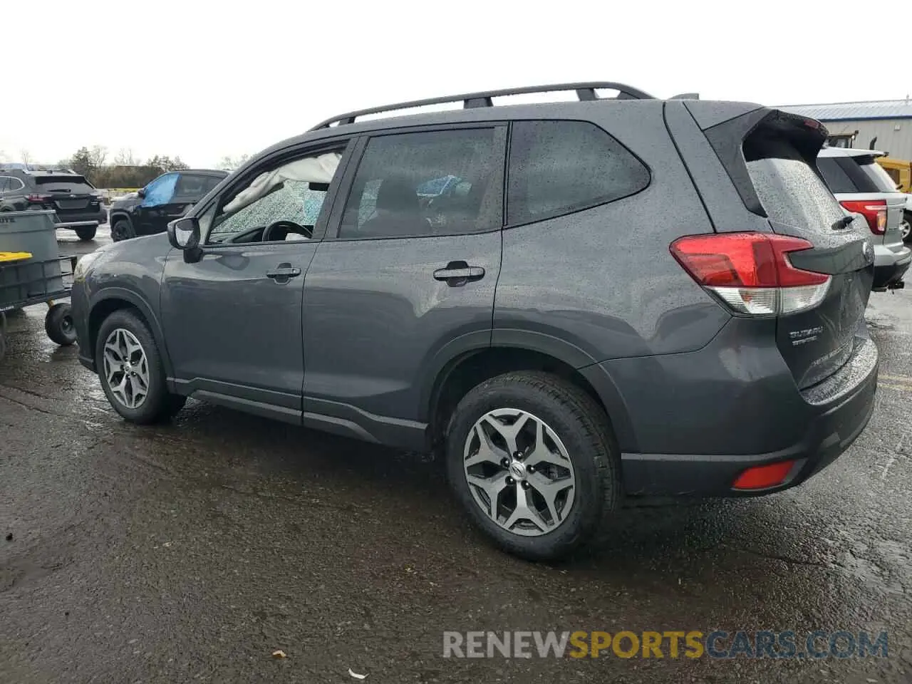 2 fotografías del automóvil dañado JF2SKADC1NH409597 SUBARU FORESTER 2022
