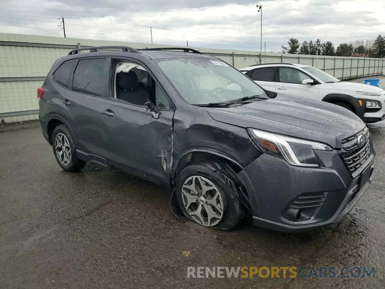 4 fotografías del automóvil dañado JF2SKADC1NH409597 SUBARU FORESTER 2022