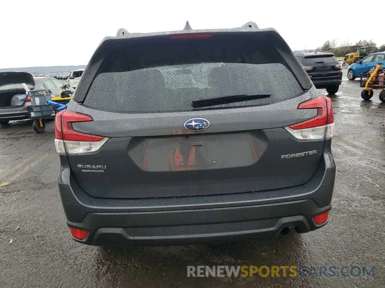 6 fotografías del automóvil dañado JF2SKADC1NH409597 SUBARU FORESTER 2022