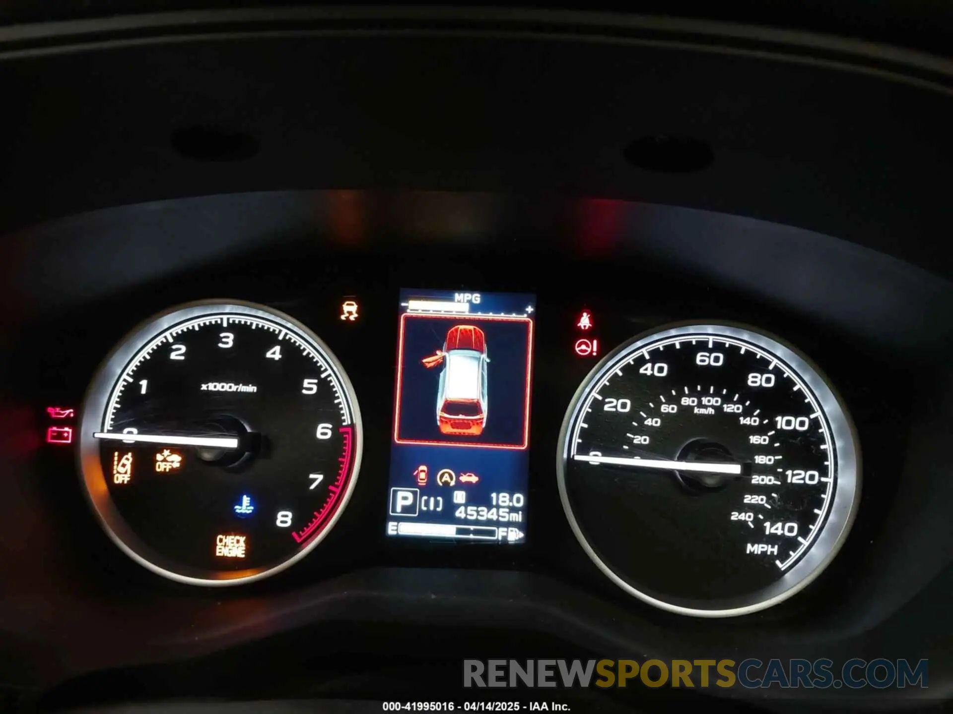 7 fotografías del automóvil dañado JF2SKADC2NH425386 SUBARU FORESTER 2022