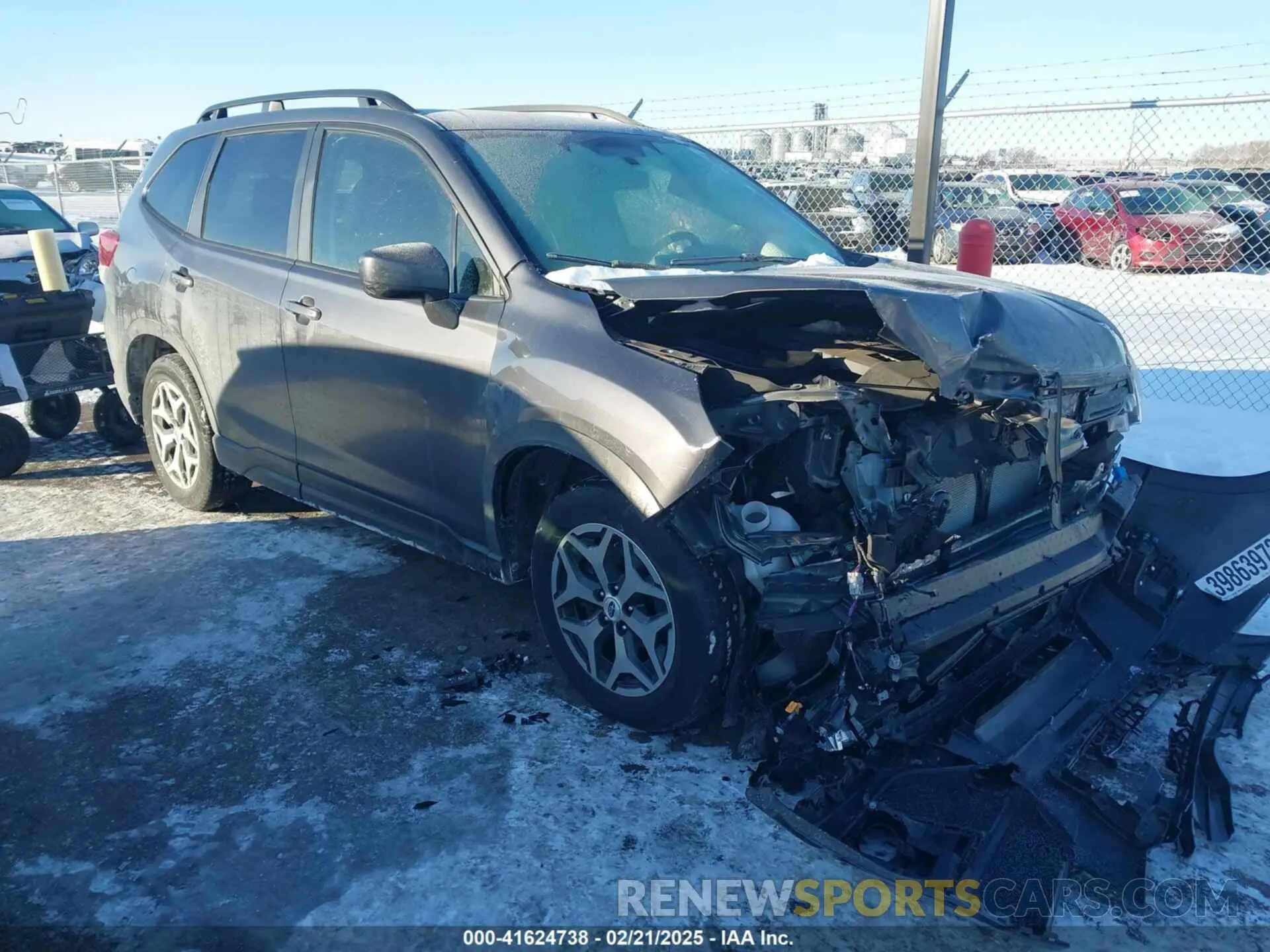 1 fotografías del automóvil dañado JF2SKADC5NH413331 SUBARU FORESTER 2022