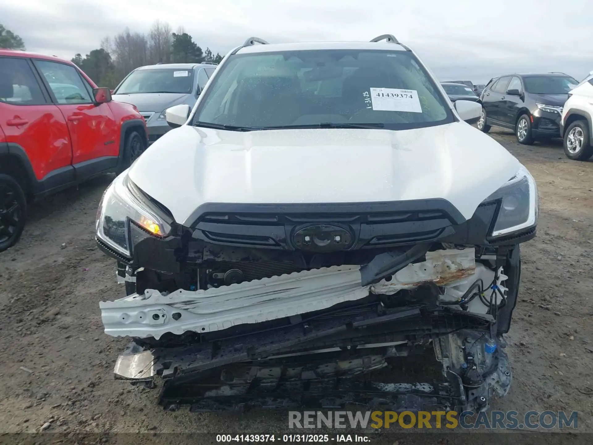 12 fotografías del automóvil dañado JF2SKADC6NH497157 SUBARU FORESTER 2022