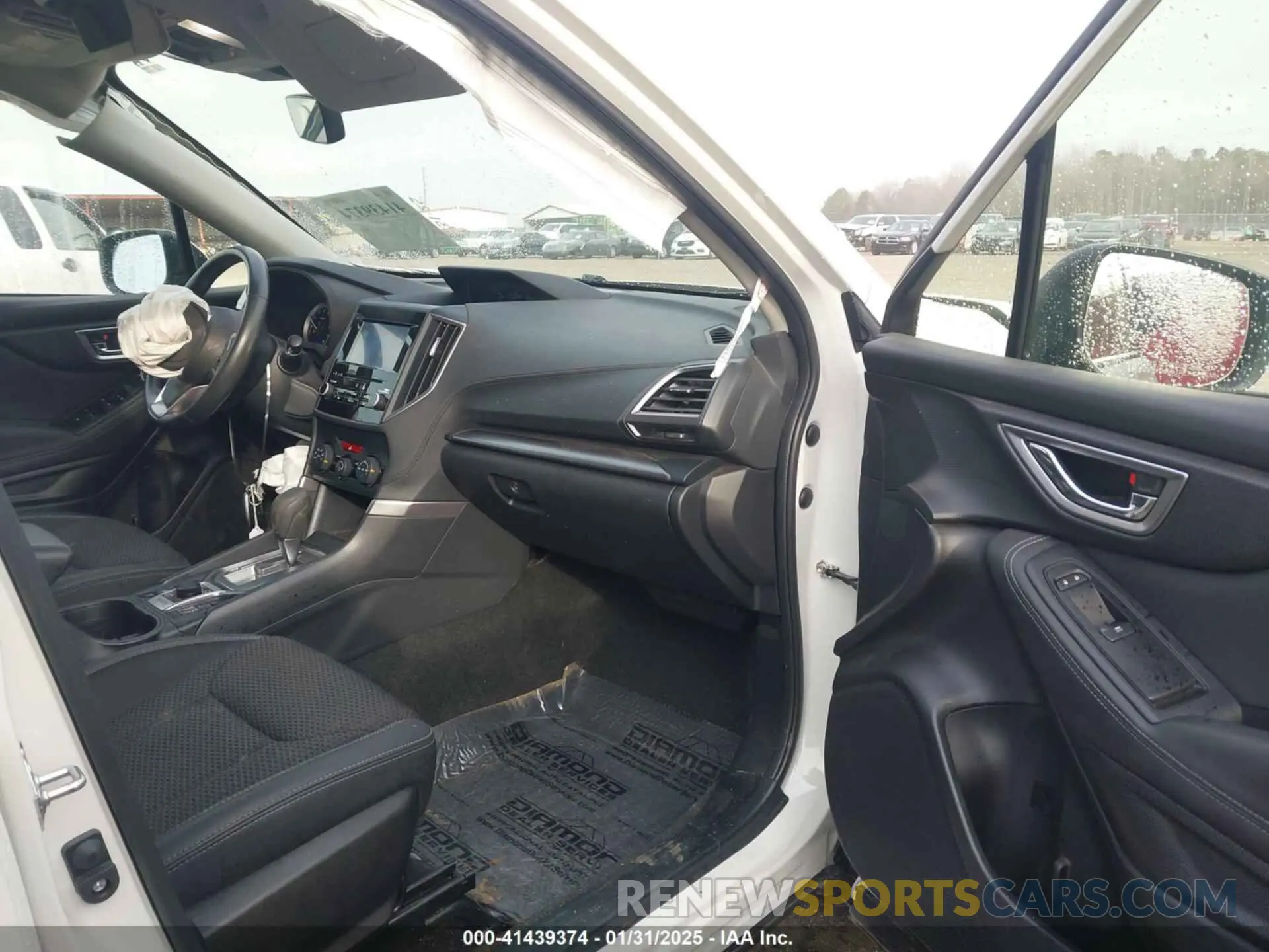 5 fotografías del automóvil dañado JF2SKADC6NH497157 SUBARU FORESTER 2022