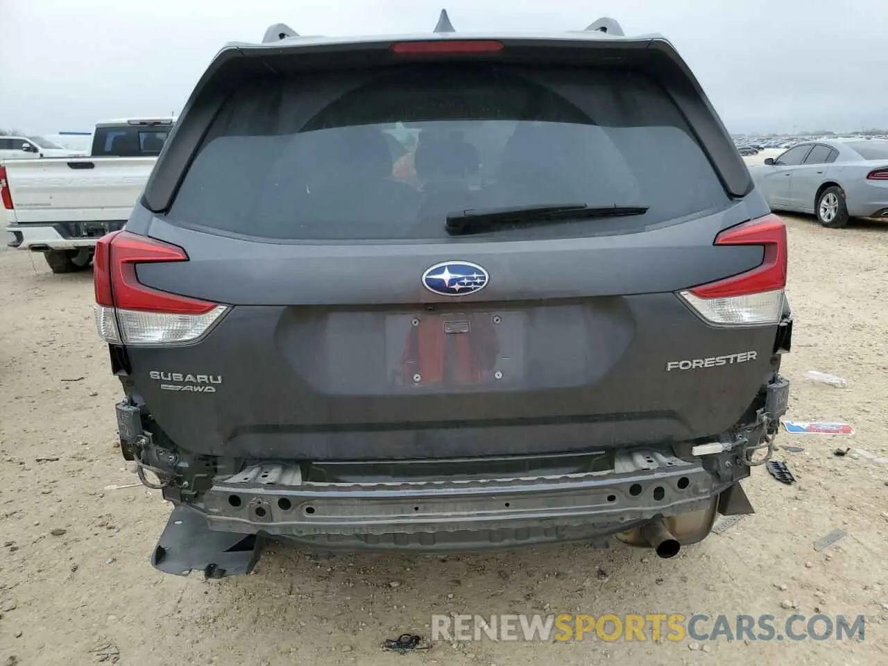 6 fotografías del automóvil dañado JF2SKAEC0NH418063 SUBARU FORESTER 2022