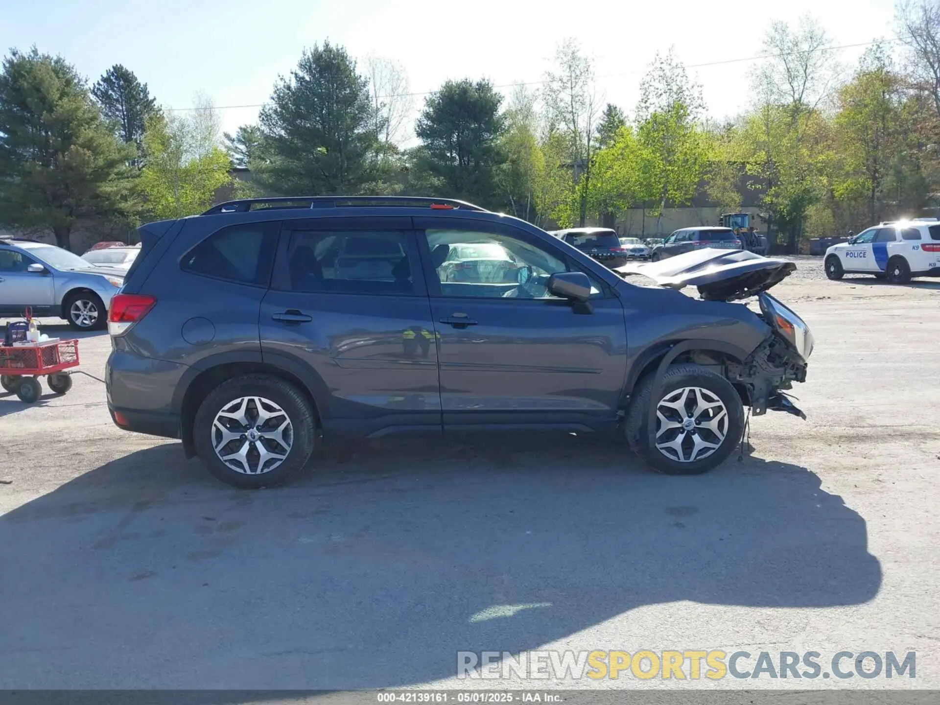 12 fotografías del automóvil dañado JF2SKAEC2NH424866 SUBARU FORESTER 2022