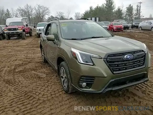 14 fotografías del automóvil dañado JF2SKAEC3NH426948 SUBARU FORESTER 2022