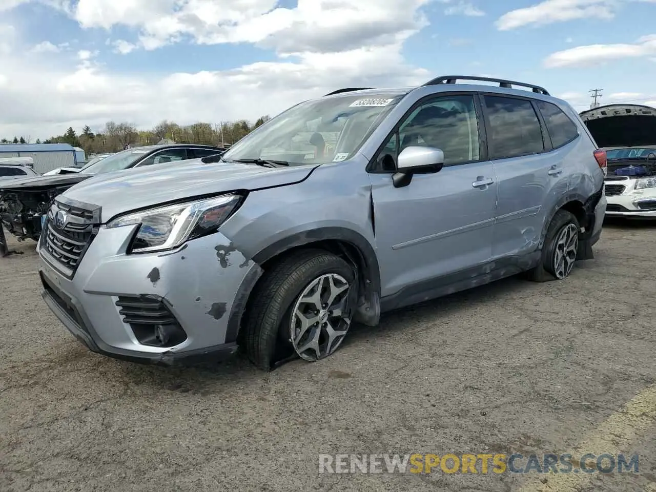 1 fotografías del automóvil dañado JF2SKAEC7NH432171 SUBARU FORESTER 2022