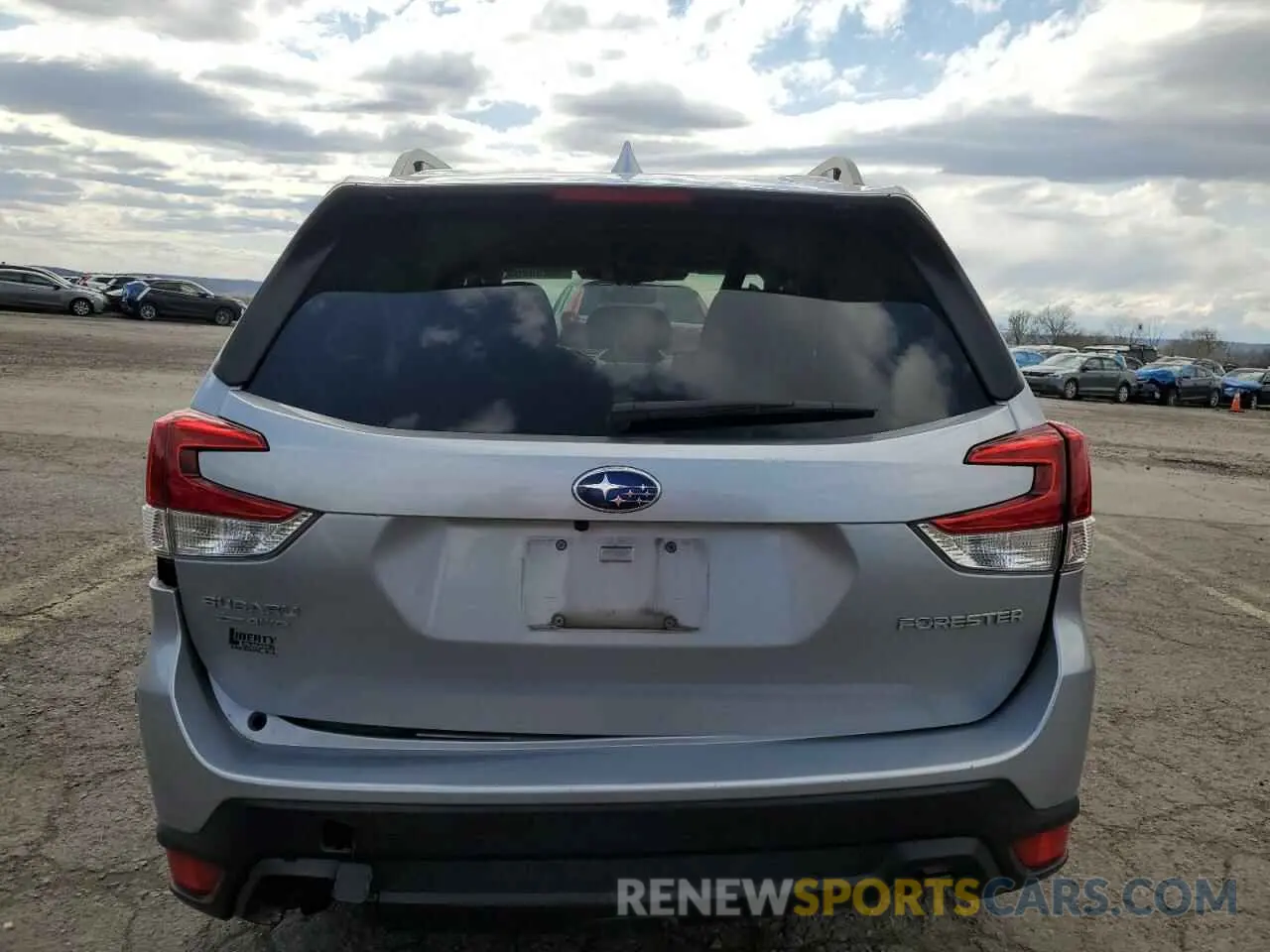 6 fotografías del automóvil dañado JF2SKAEC7NH432171 SUBARU FORESTER 2022