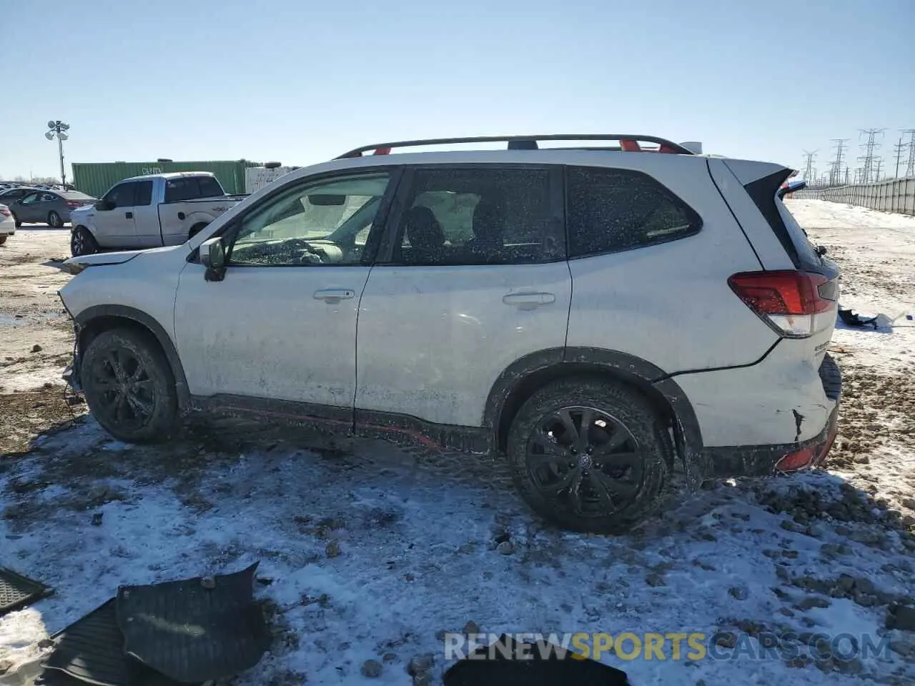 2 fotografías del automóvil dañado JF2SKAJC2NH501323 SUBARU FORESTER 2022