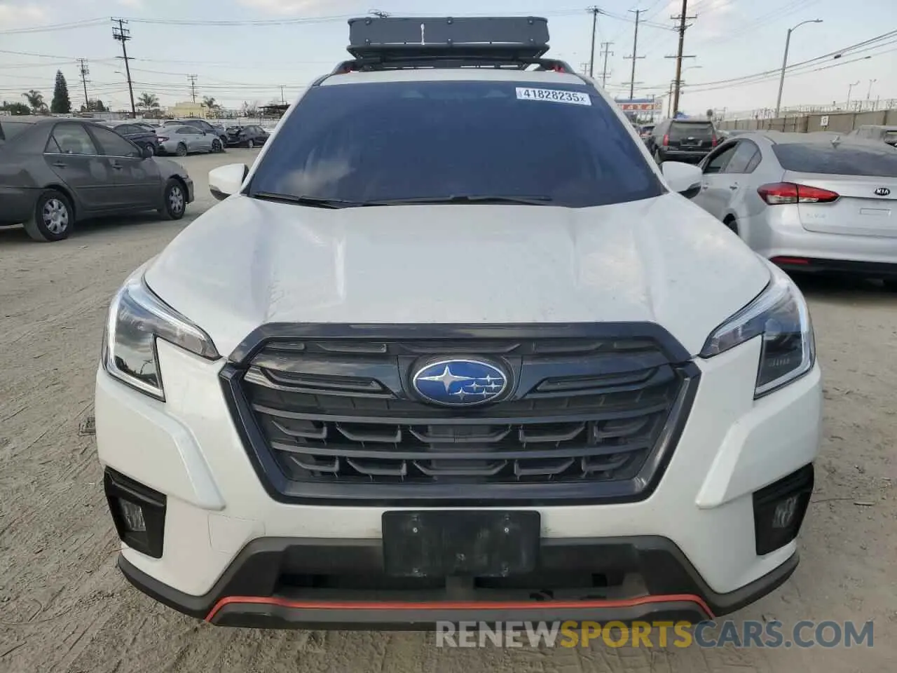 5 fotografías del automóvil dañado JF2SKAJC4NH488347 SUBARU FORESTER 2022