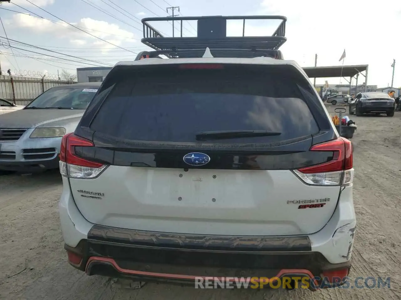 6 fotografías del automóvil dañado JF2SKAJC4NH488347 SUBARU FORESTER 2022