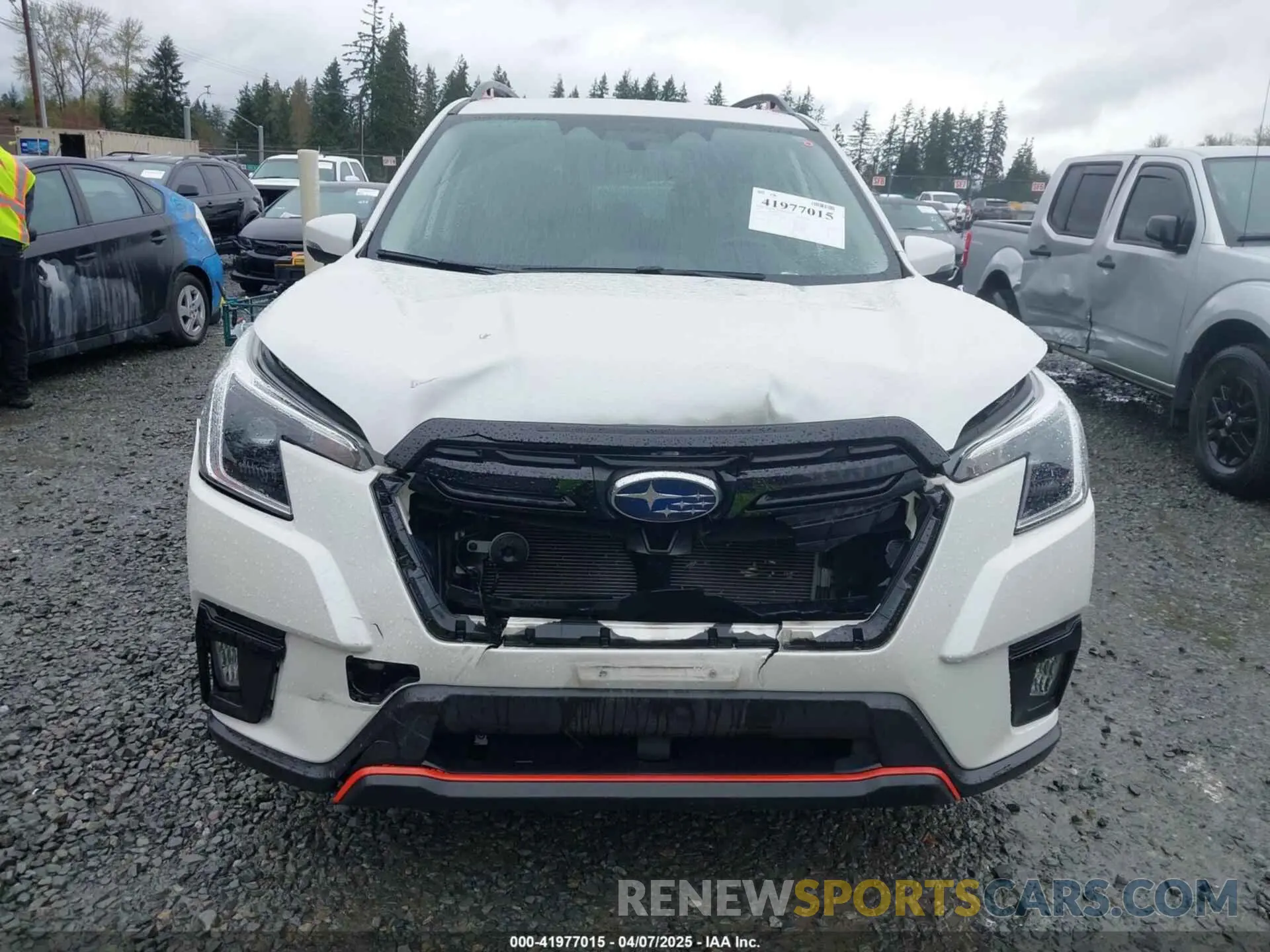 12 fotografías del automóvil dañado JF2SKAJC5NH509075 SUBARU FORESTER 2022
