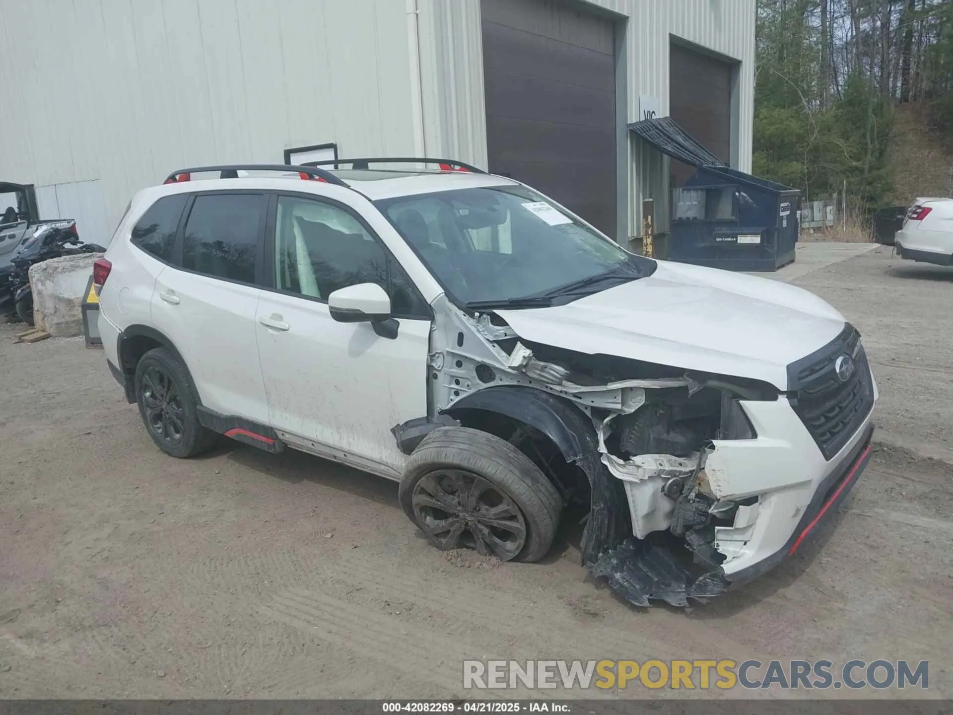 1 fotografías del automóvil dañado JF2SKAJC7NH417319 SUBARU FORESTER 2022