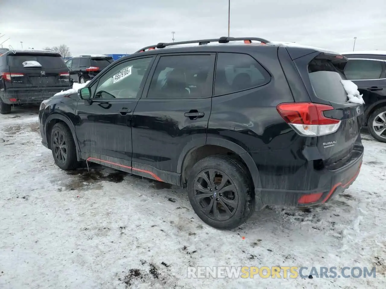2 fotografías del automóvil dañado JF2SKAJC8NH476833 SUBARU FORESTER 2022