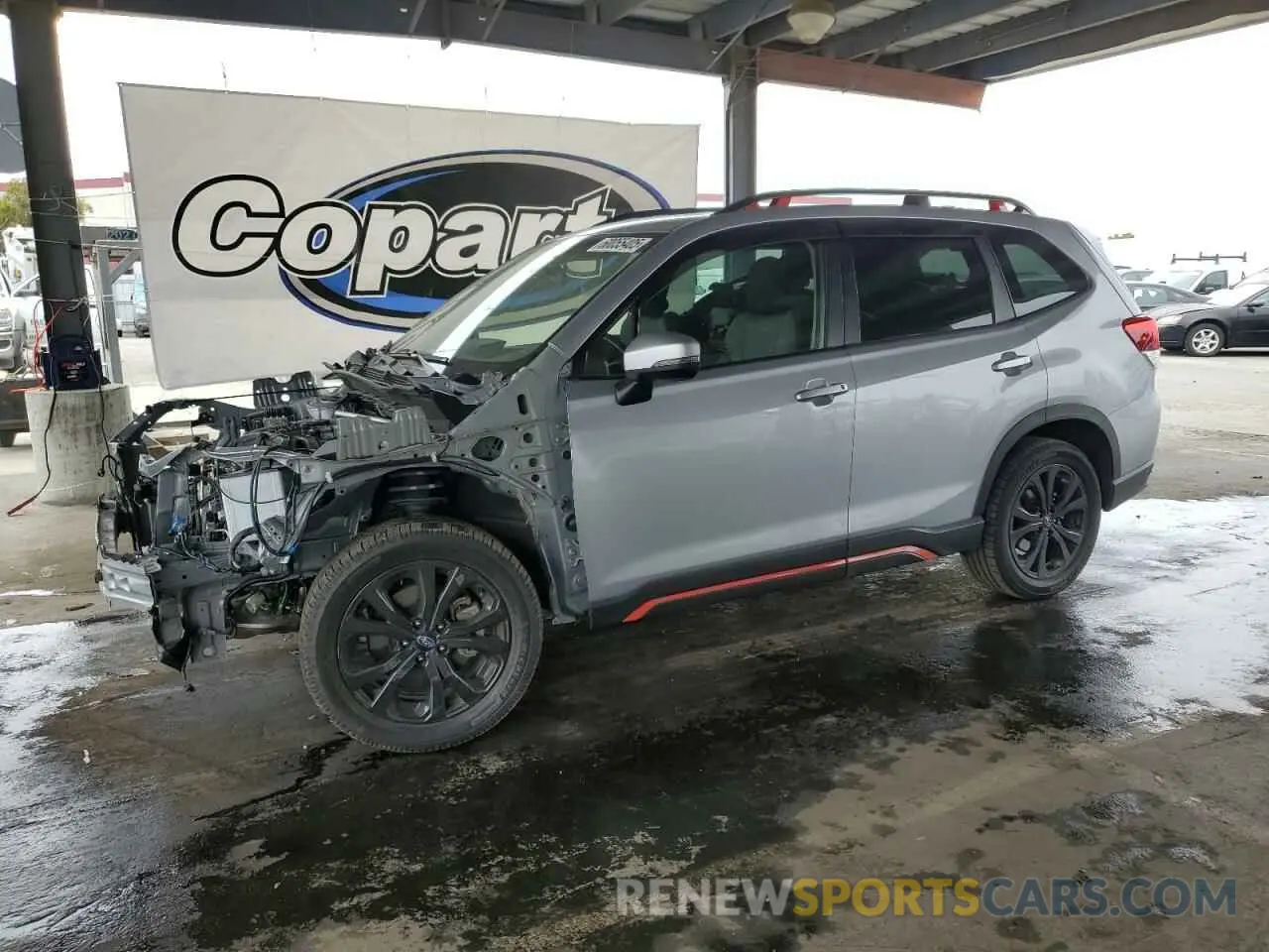 1 fotografías del automóvil dañado JF2SKAJCXNH469785 SUBARU FORESTER 2022