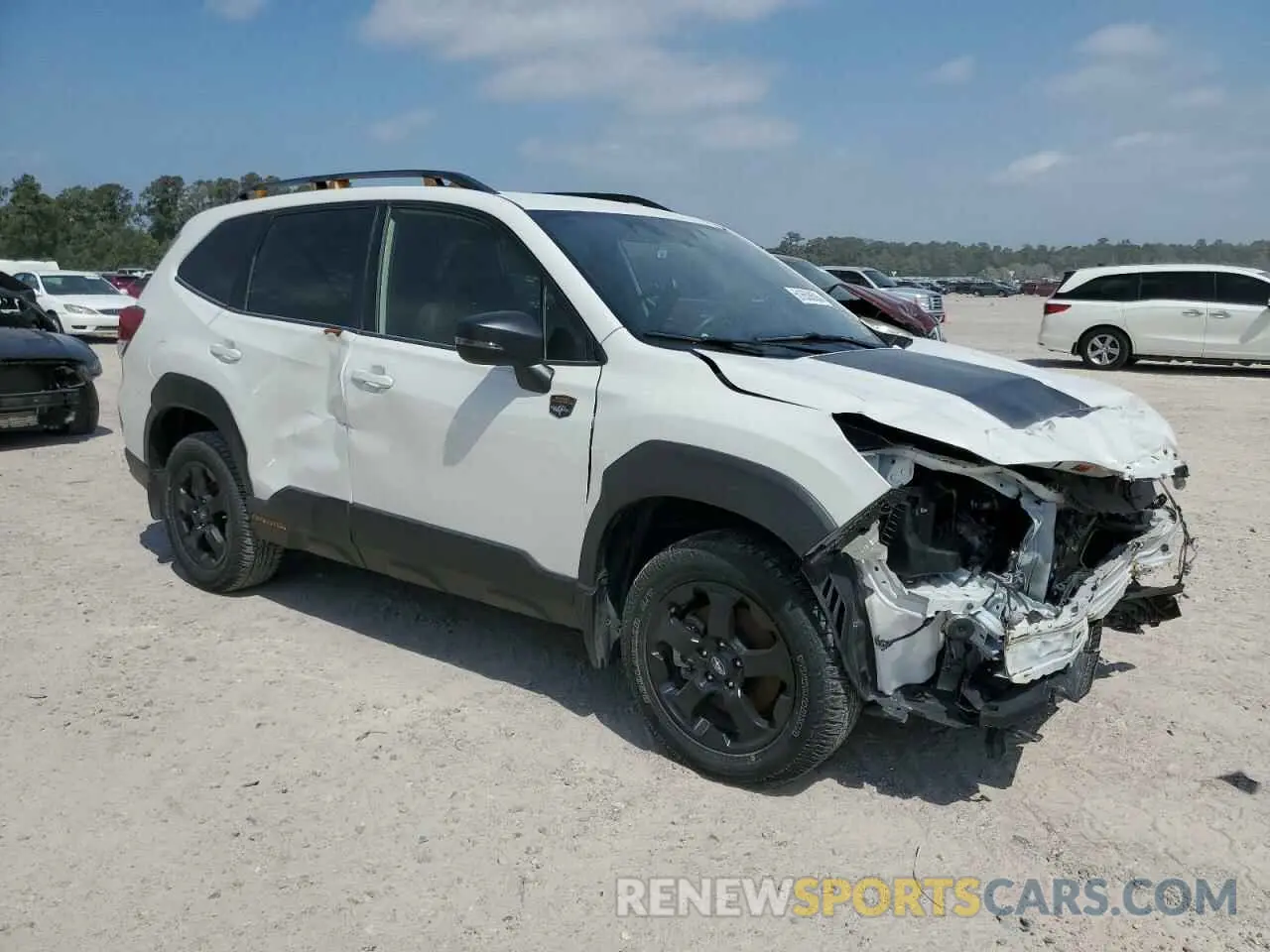 4 fotografías del automóvil dañado JF2SKAMC0NH523252 SUBARU FORESTER 2022