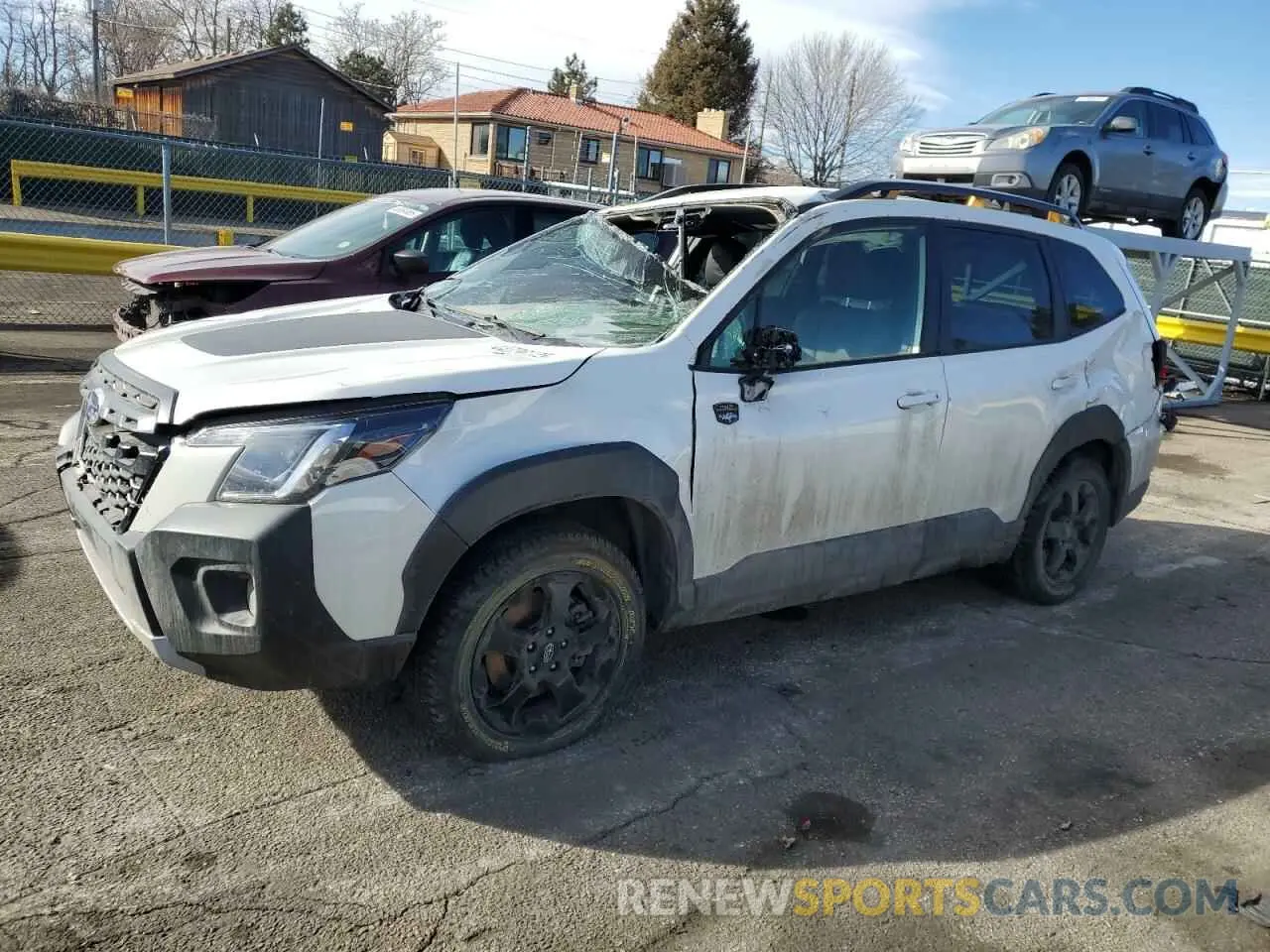 1 fotografías del automóvil dañado JF2SKAMC0NH527754 SUBARU FORESTER 2022