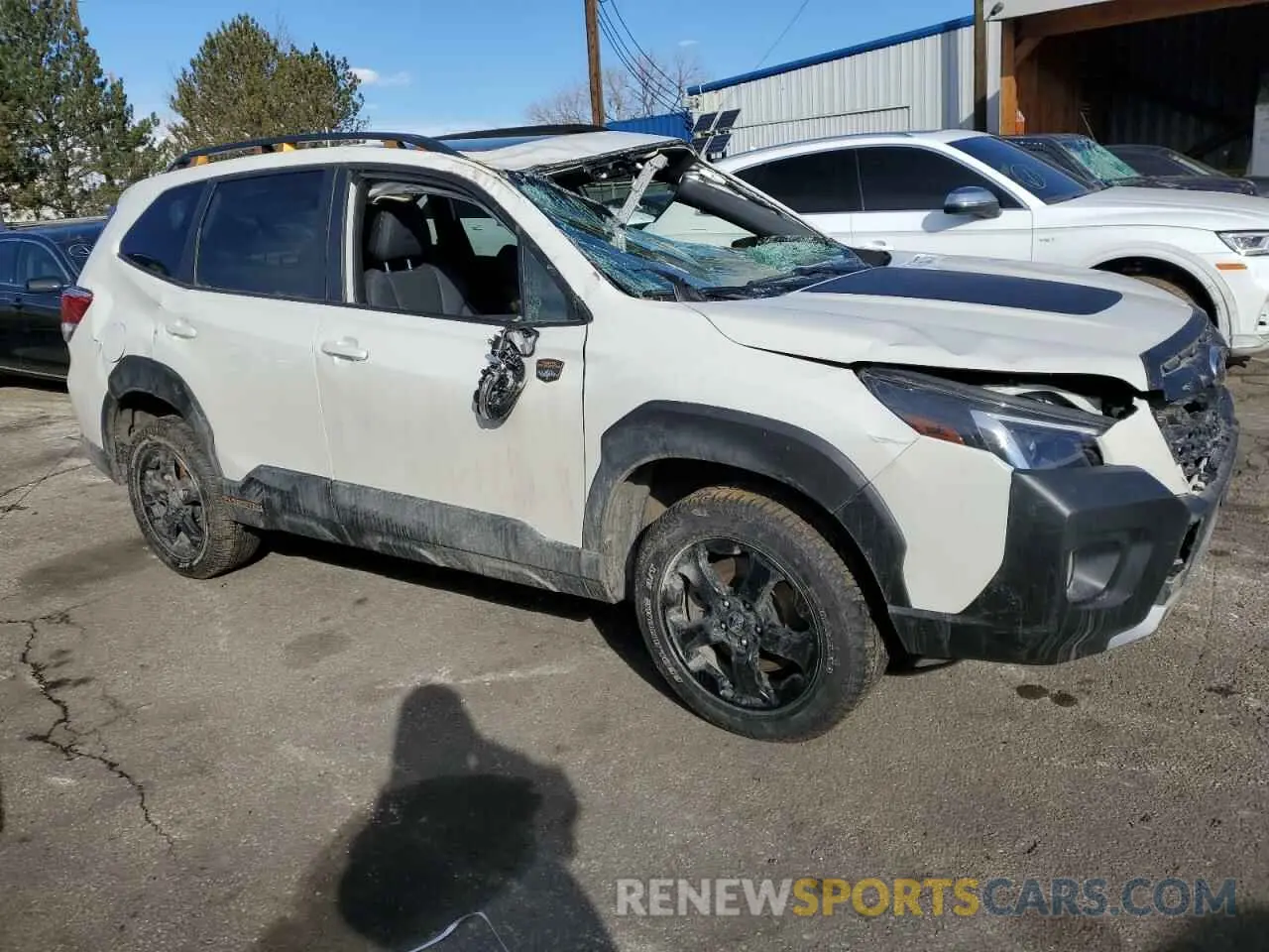 4 fotografías del automóvil dañado JF2SKAMC0NH527754 SUBARU FORESTER 2022