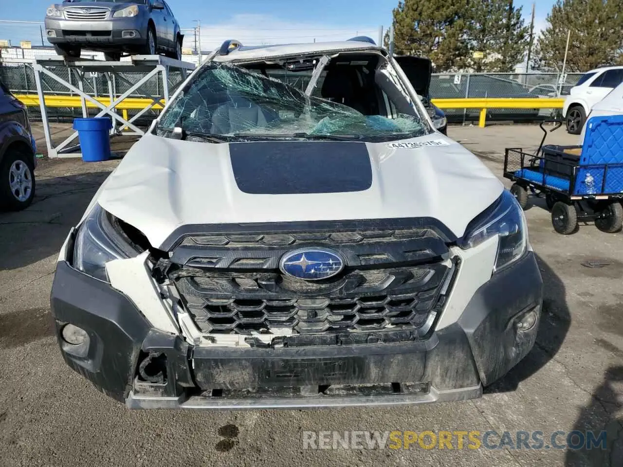 5 fotografías del automóvil dañado JF2SKAMC0NH527754 SUBARU FORESTER 2022