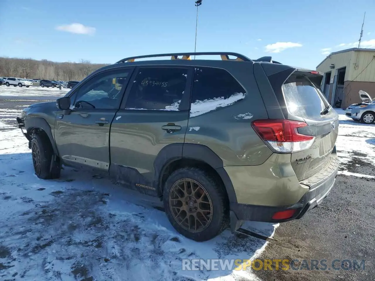2 fotografías del automóvil dañado JF2SKAMC1NH430045 SUBARU FORESTER 2022