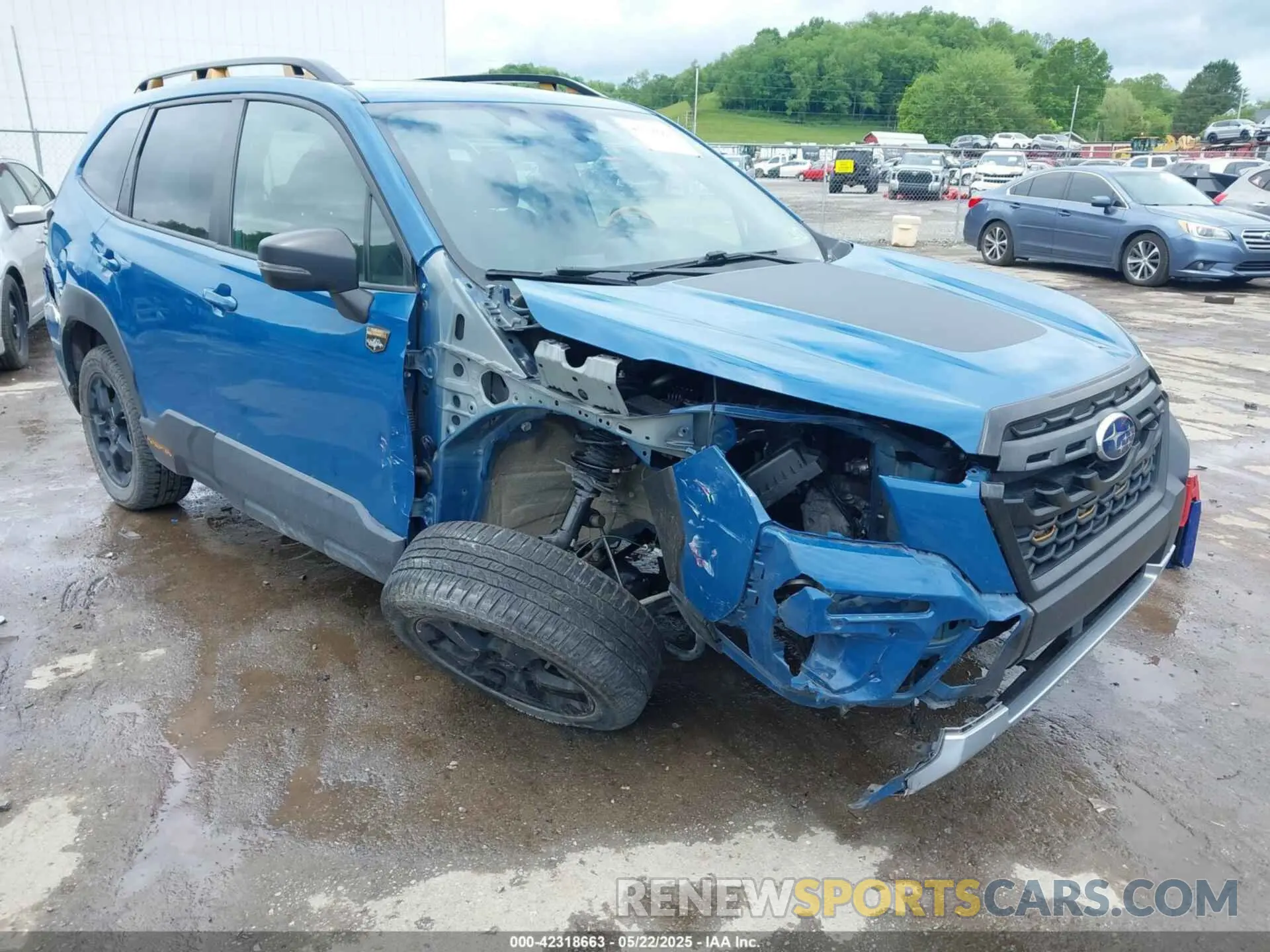 1 fotografías del automóvil dañado JF2SKAMC2NH436971 SUBARU FORESTER 2022
