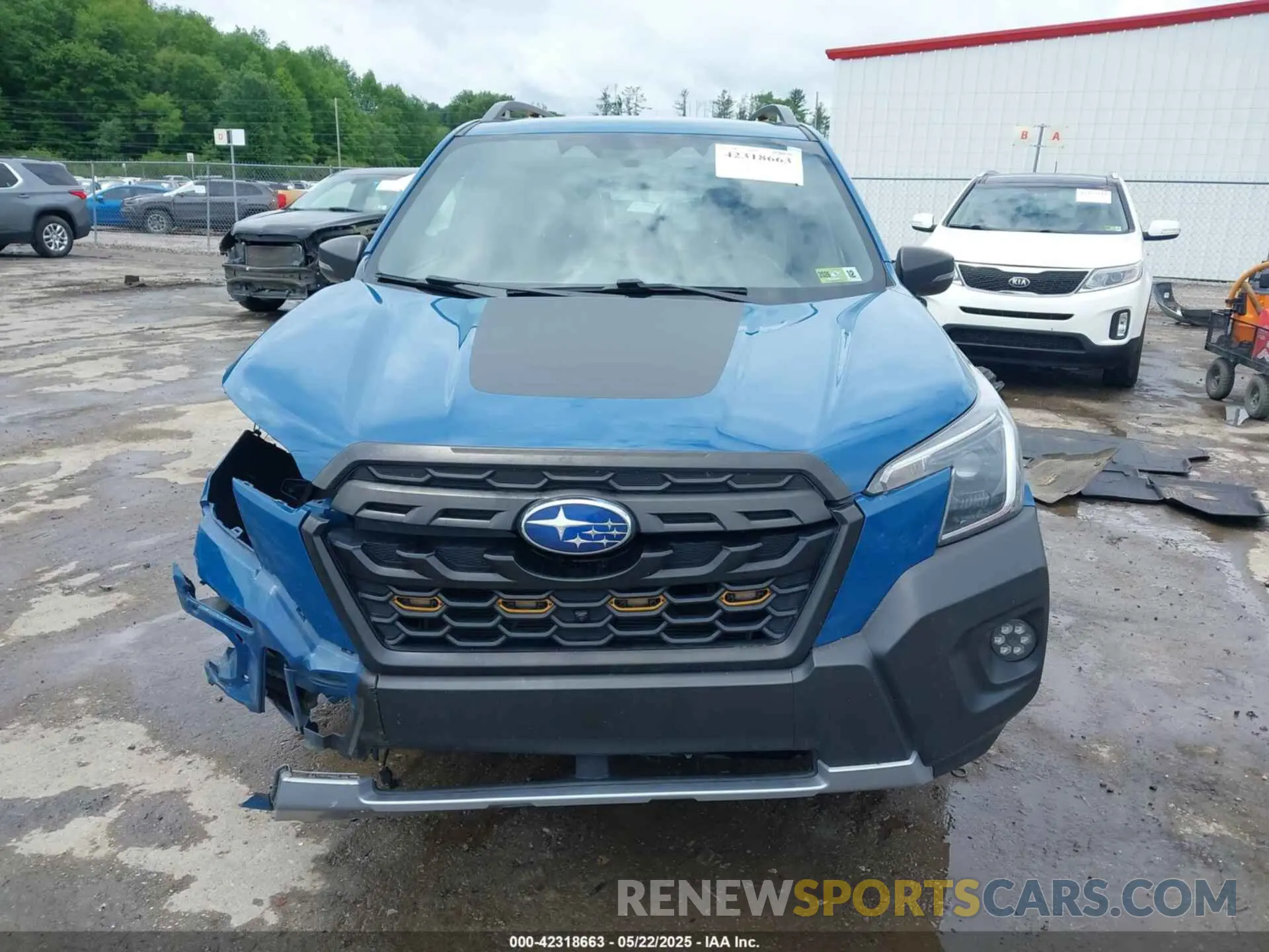 13 fotografías del automóvil dañado JF2SKAMC2NH436971 SUBARU FORESTER 2022