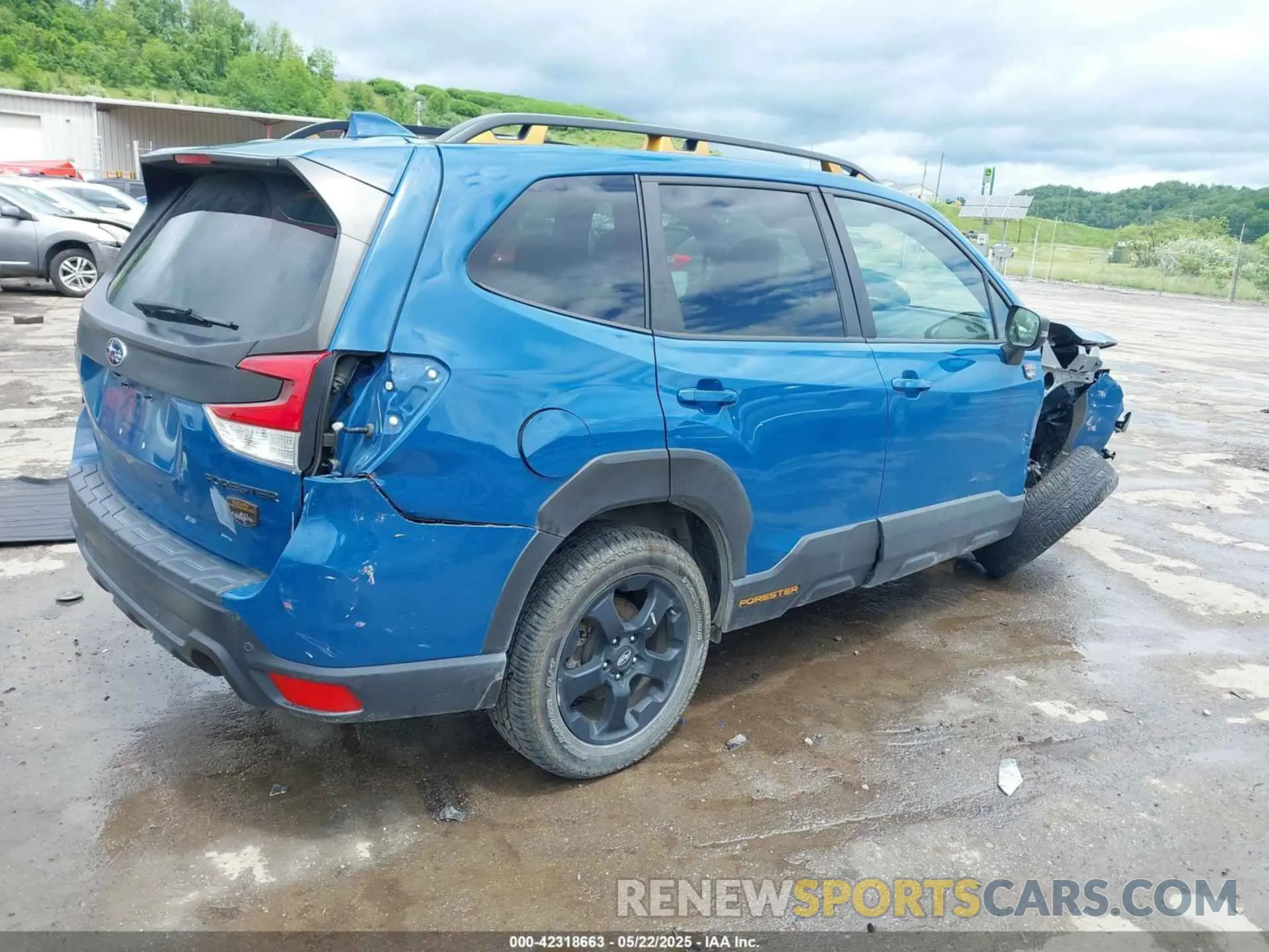 4 fotografías del automóvil dañado JF2SKAMC2NH436971 SUBARU FORESTER 2022
