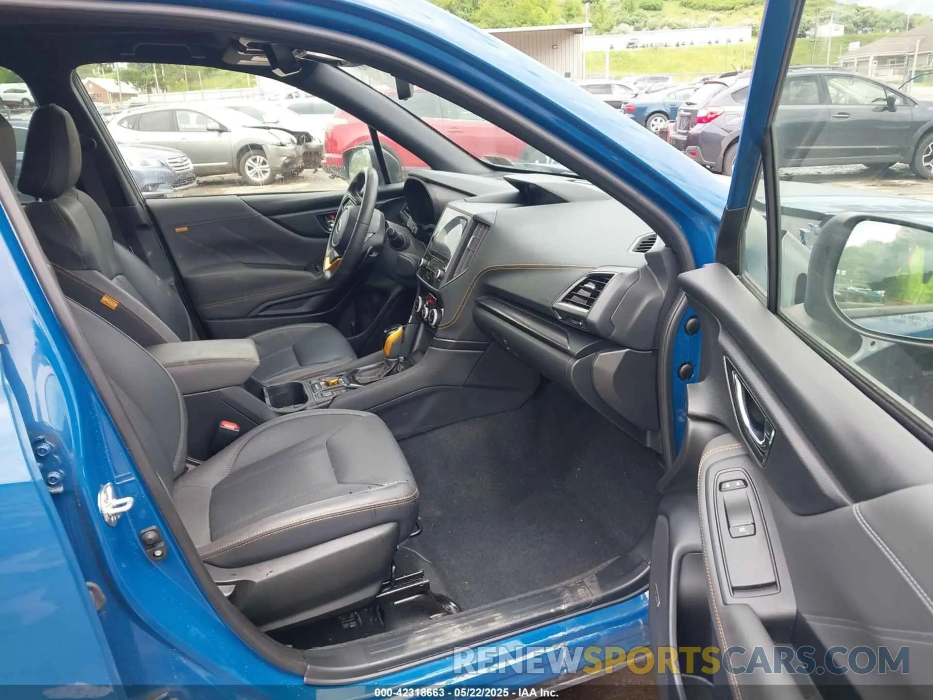 5 fotografías del automóvil dañado JF2SKAMC2NH436971 SUBARU FORESTER 2022