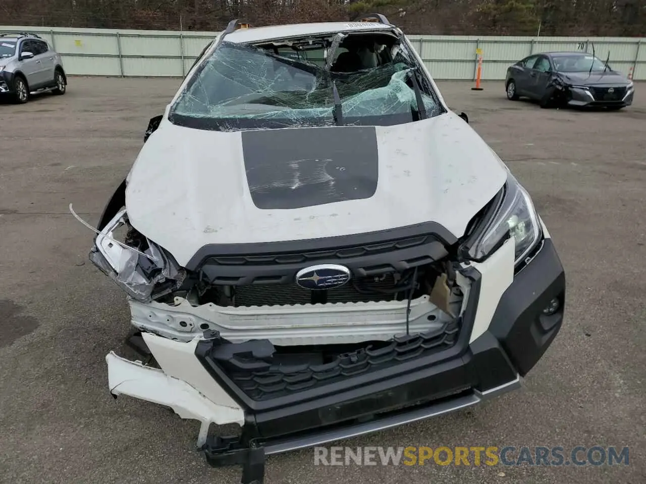 5 fotografías del automóvil dañado JF2SKAMC2NH497110 SUBARU FORESTER 2022