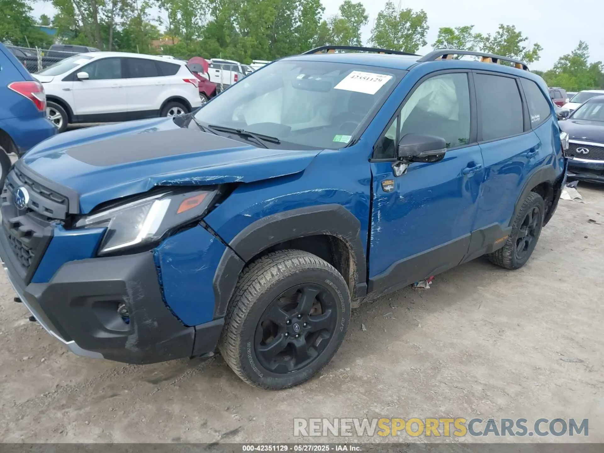 6 fotografías del automóvil dañado JF2SKAMC3NH423002 SUBARU FORESTER 2022