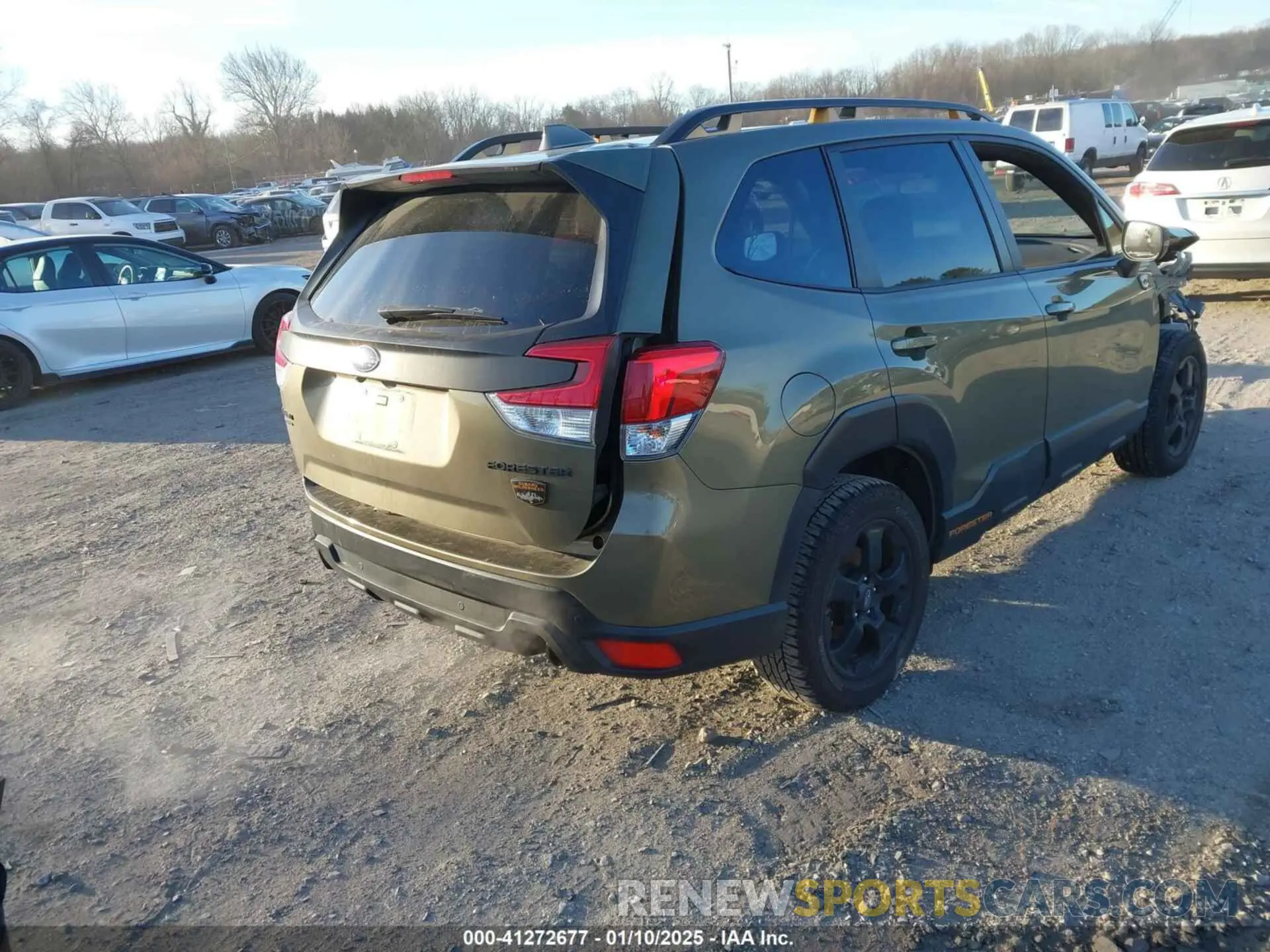 4 fotografías del automóvil dañado JF2SKAMC3NH439278 SUBARU FORESTER 2022